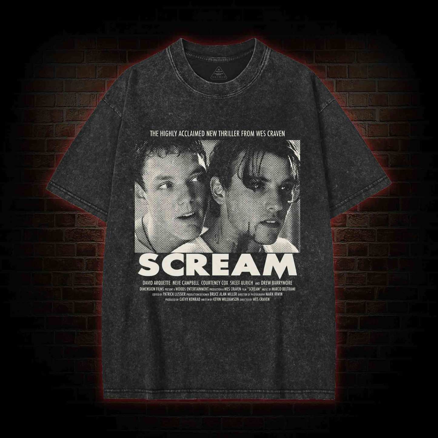 What's Your Favorite Scary Movie? Washed T-shirt