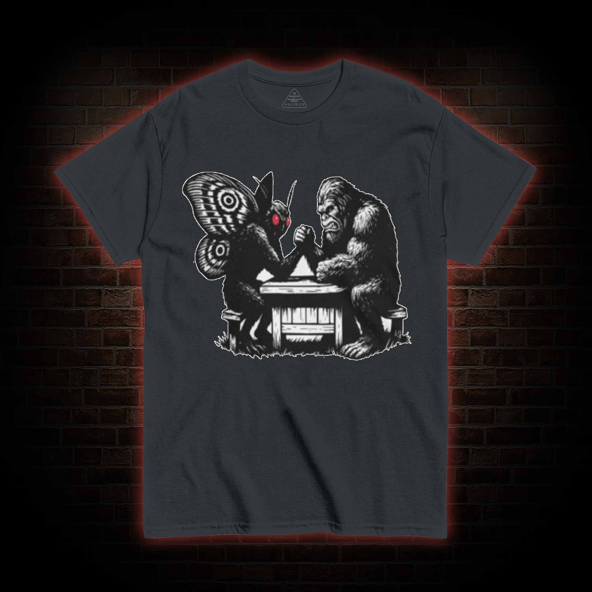 Bigfoot V Mothman T-shirt