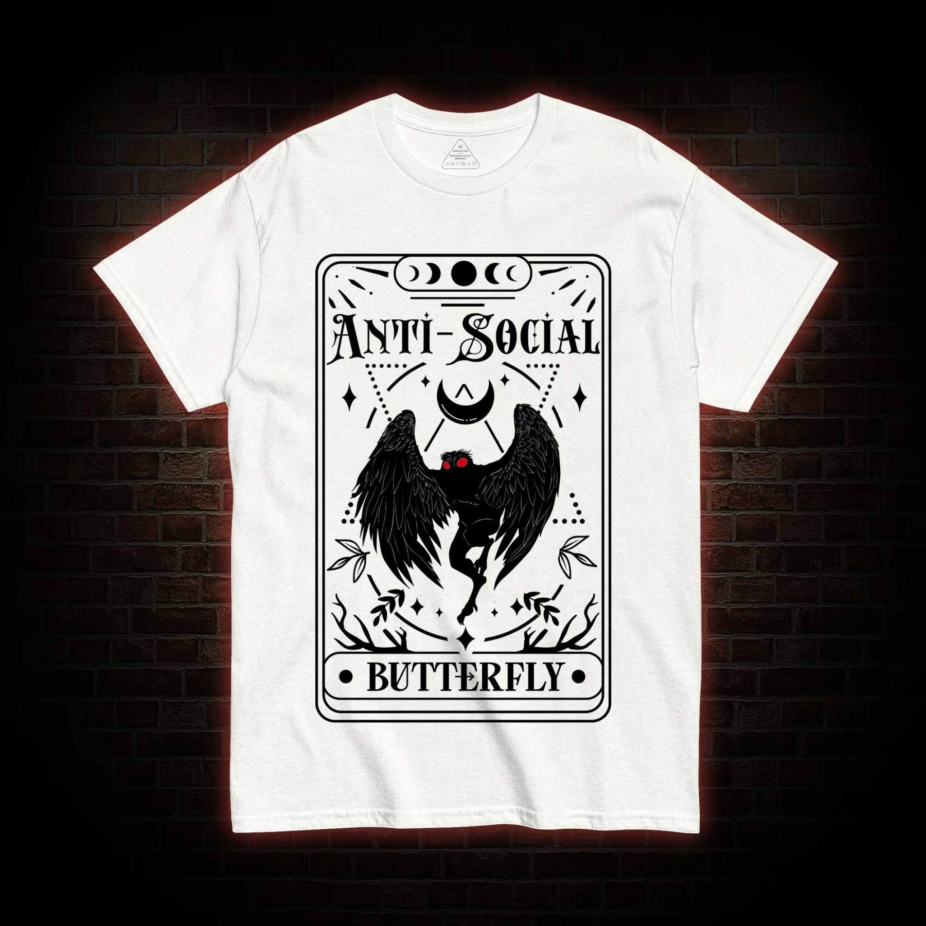 Mothman Tarot Card T-shirt