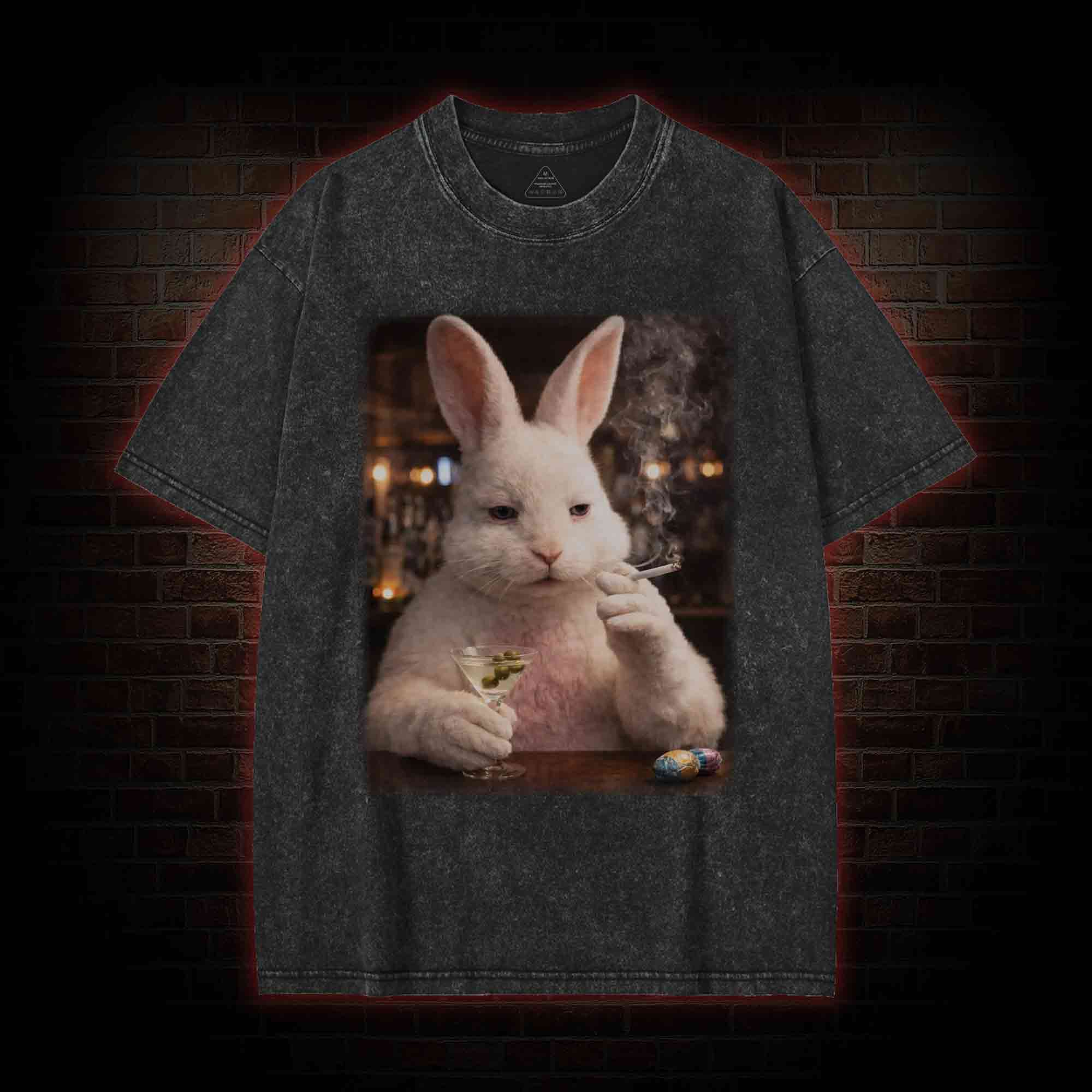 Unhinged Bunny Washed T-shirt