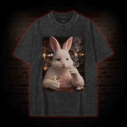 Unhinged Bunny Washed T-shirt