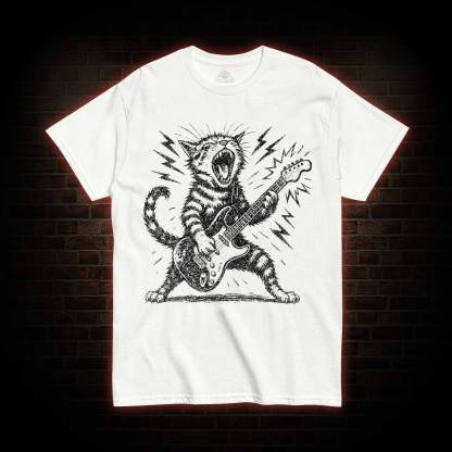 Rock and Roll Cat T-shirt