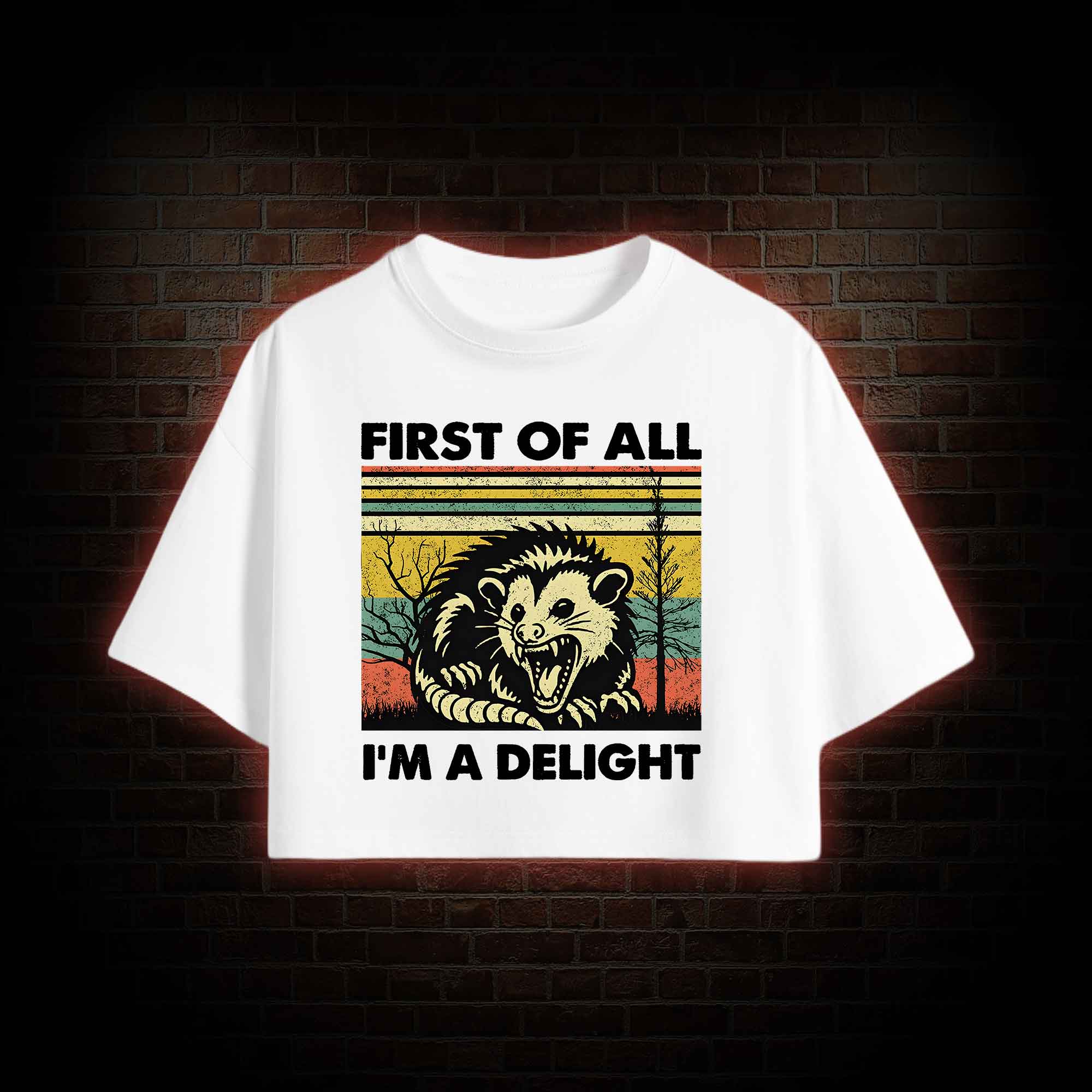 I'm A Delight Crop Top