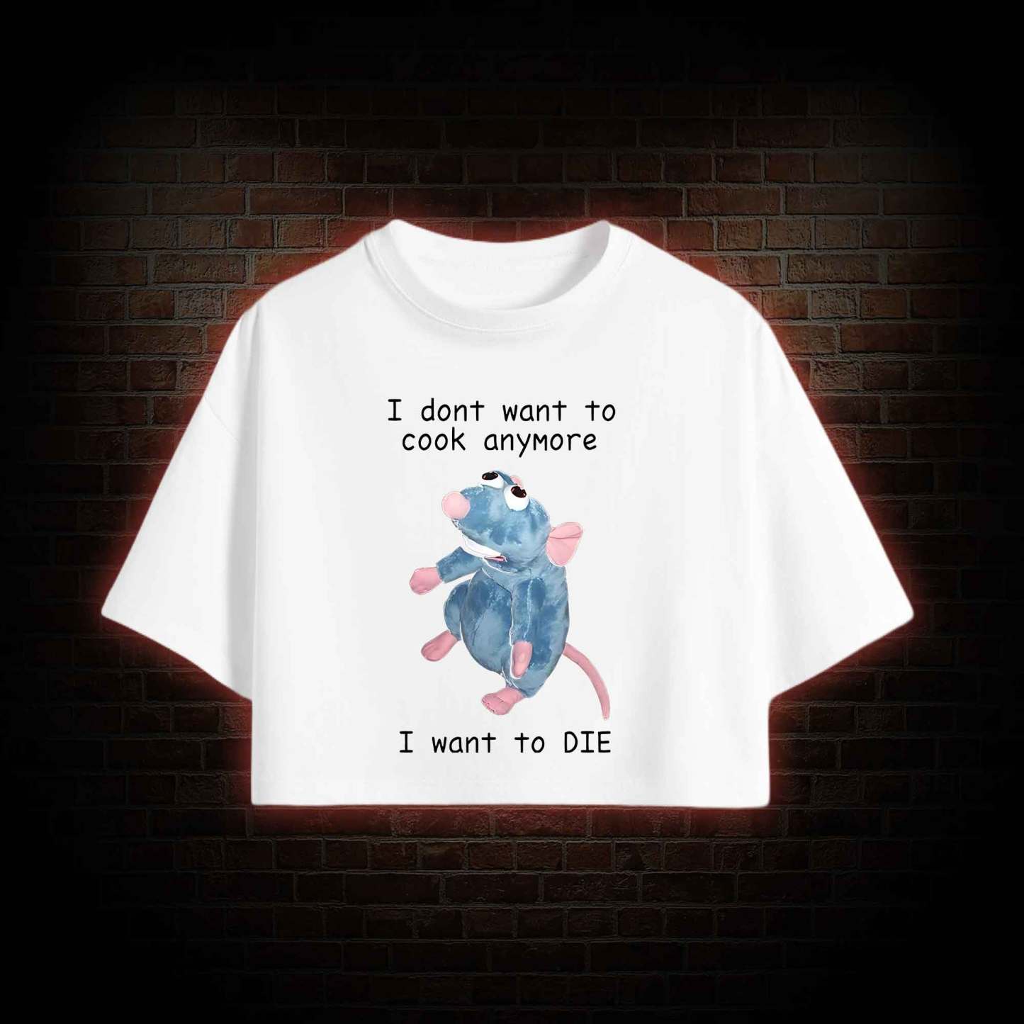 I Don't Want to Cook anymore Crop Top