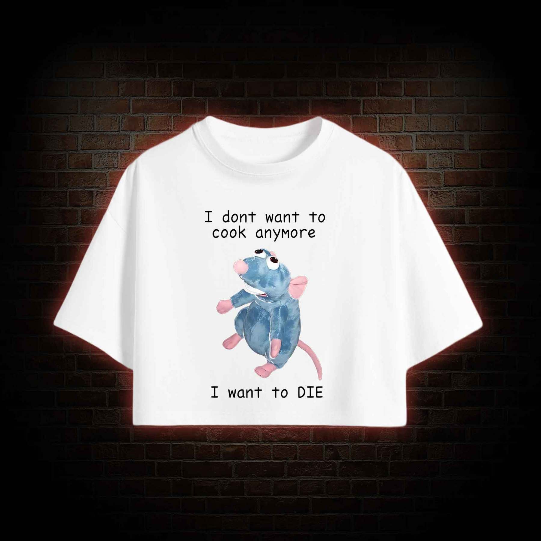 I Don't Want to Cook anymore Crop Top