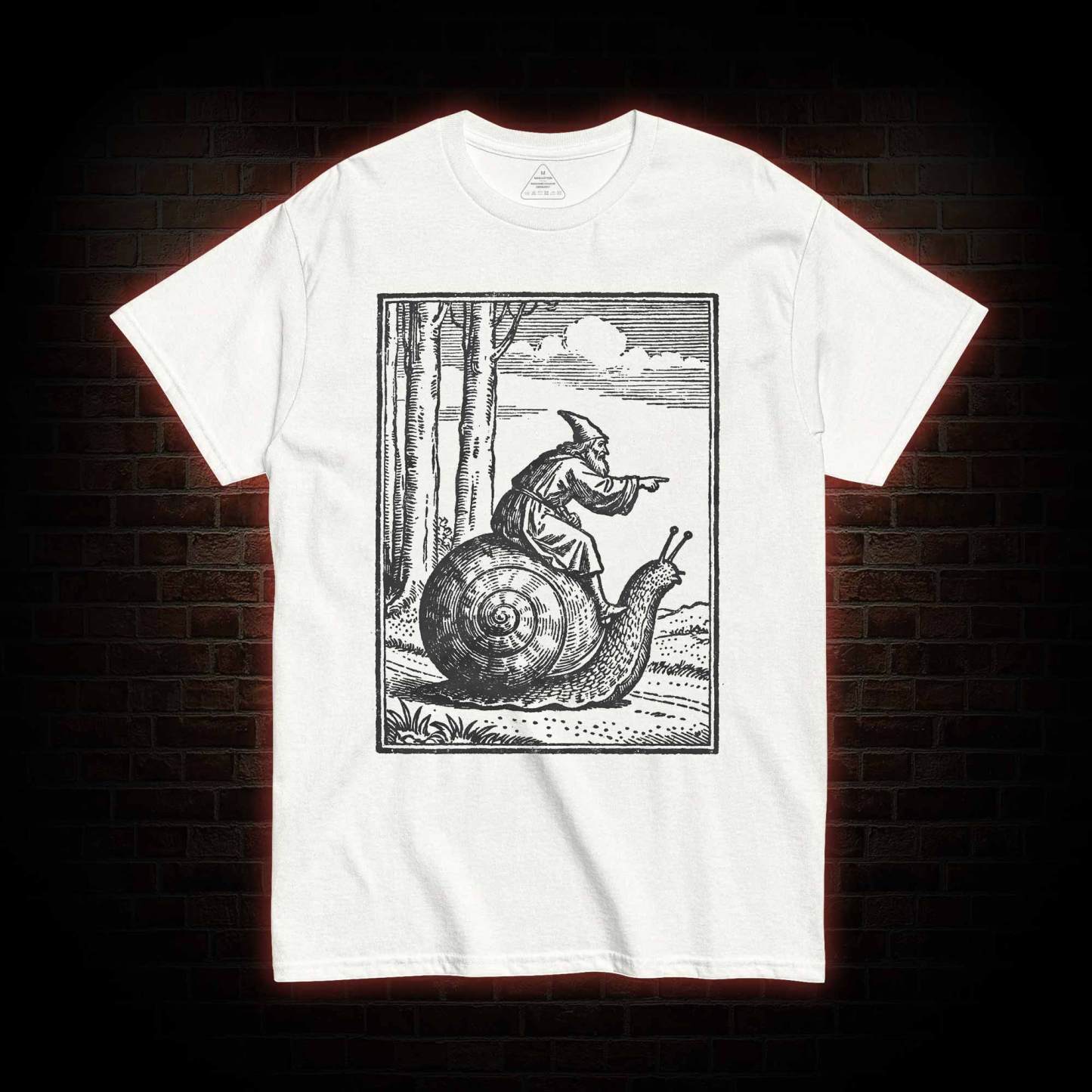 Medieval Snail Rider T-shirt