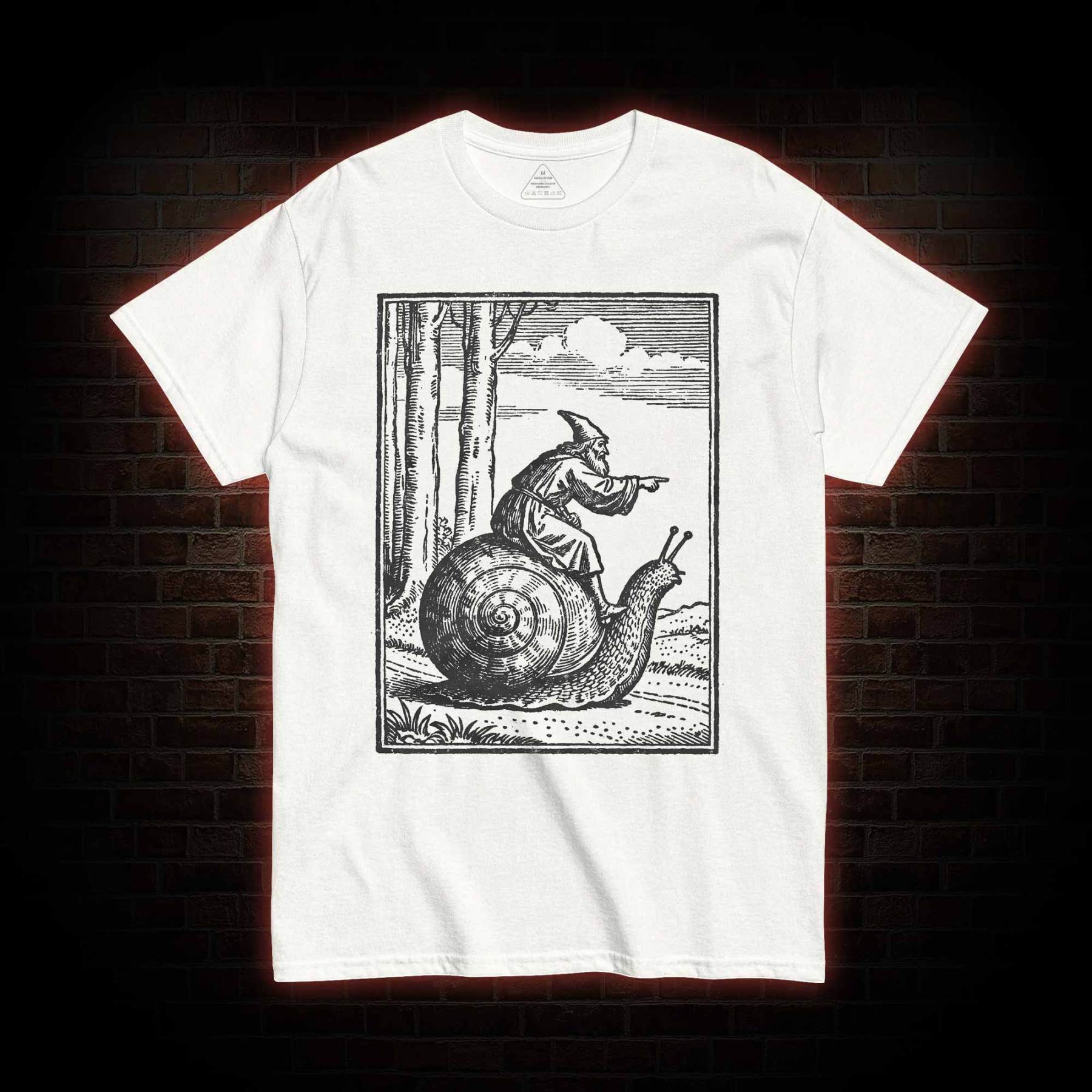 Medieval Snail Rider T-shirt