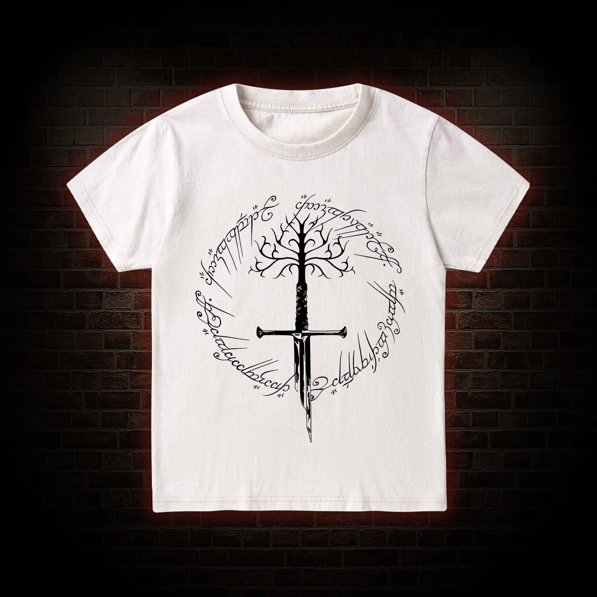 Ring Inspired  Kid Washed T-Shirt
