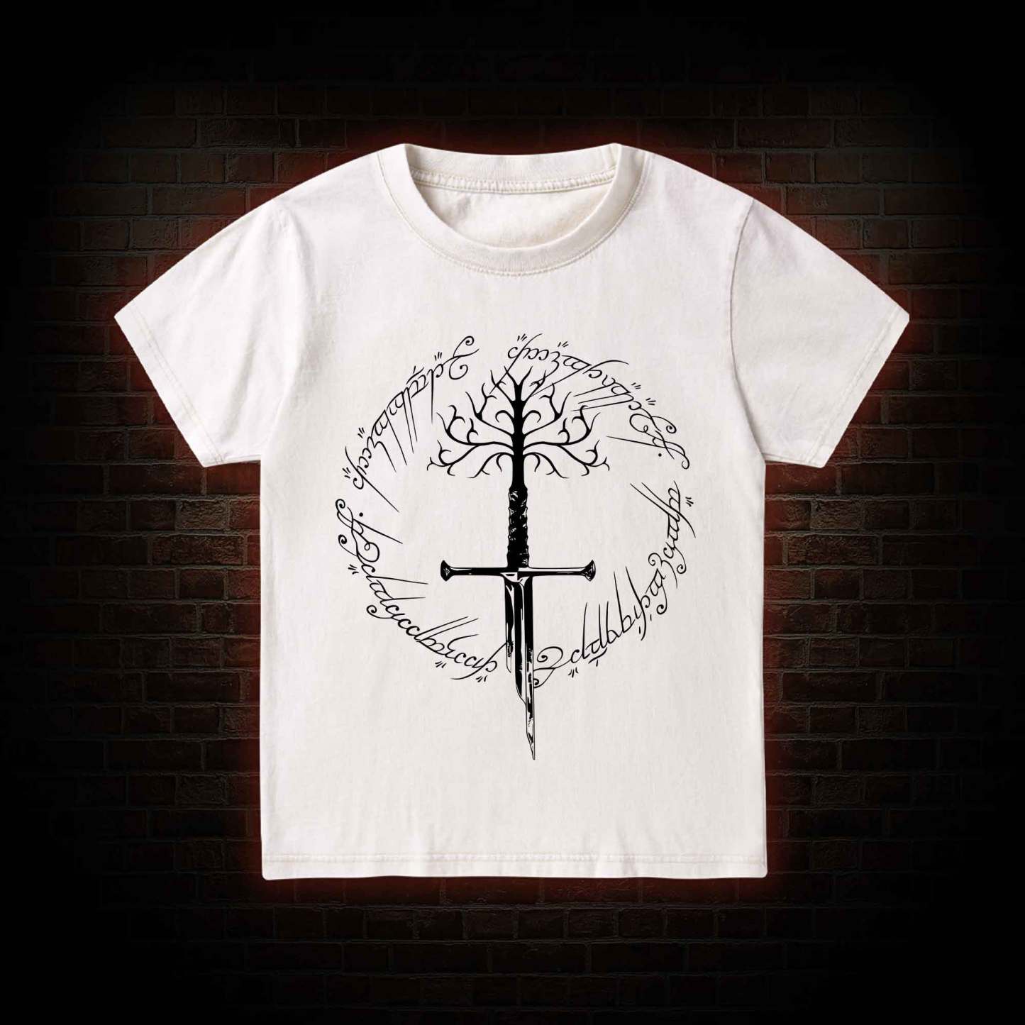 Ring Inspired  Kid Washed T-Shirt