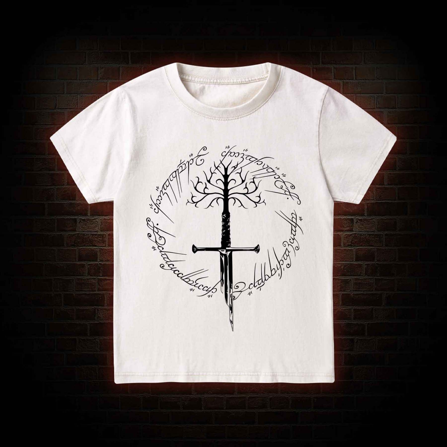 Ring Inspired  Kid Washed T-Shirt