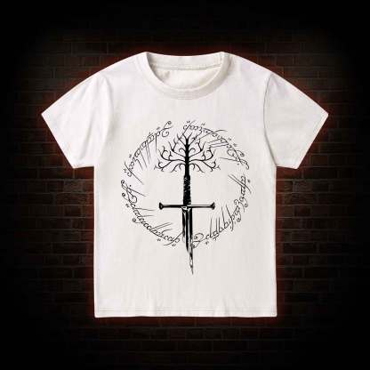 Ring Inspired  Kid Washed T-Shirt