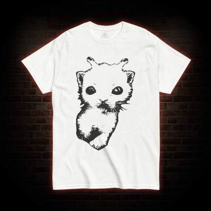 Silly Cat Alien T-shirt