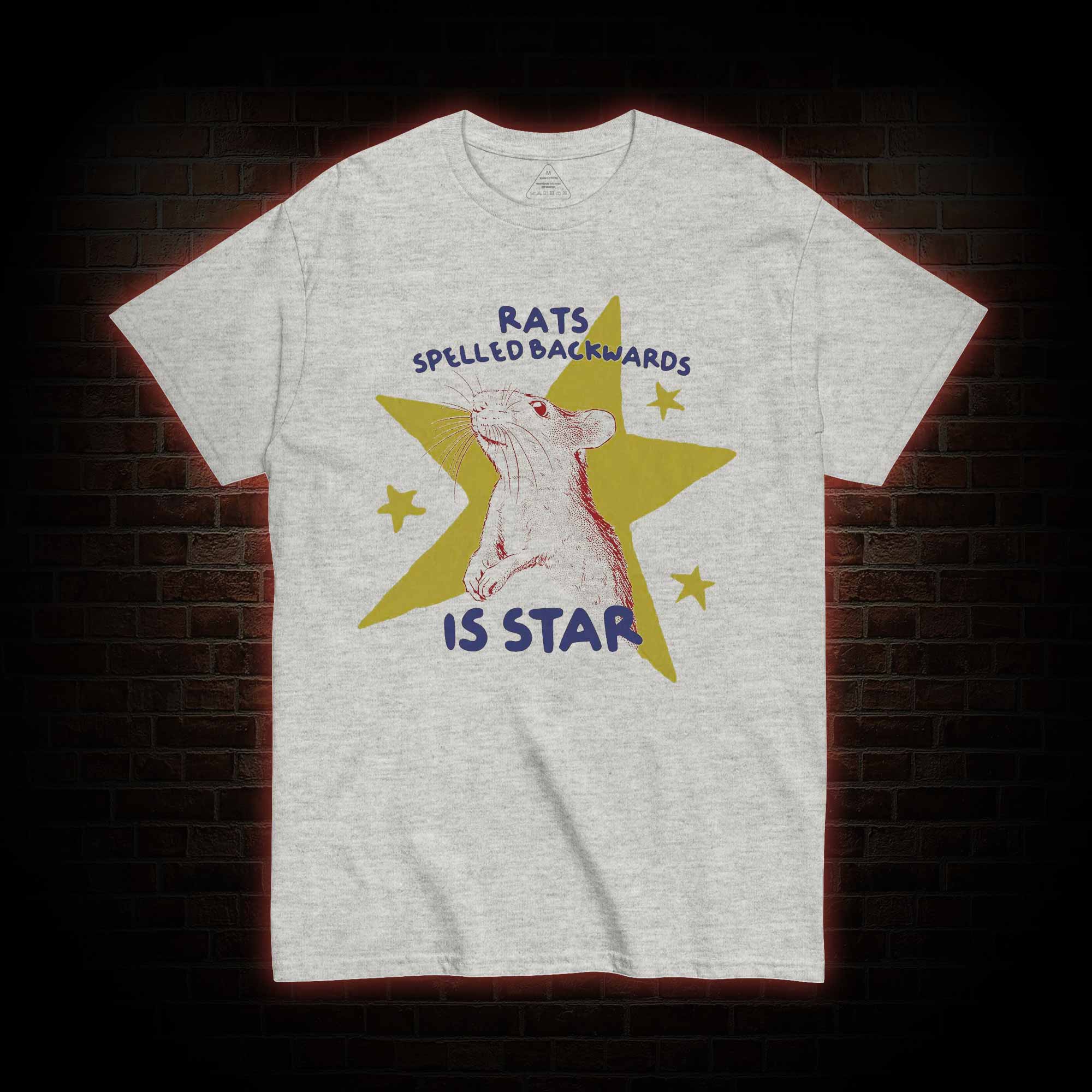 Rats Spelled Backwards is Star T-shirt