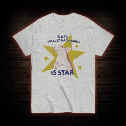 Rats Spelled Backwards is Star T-shirt