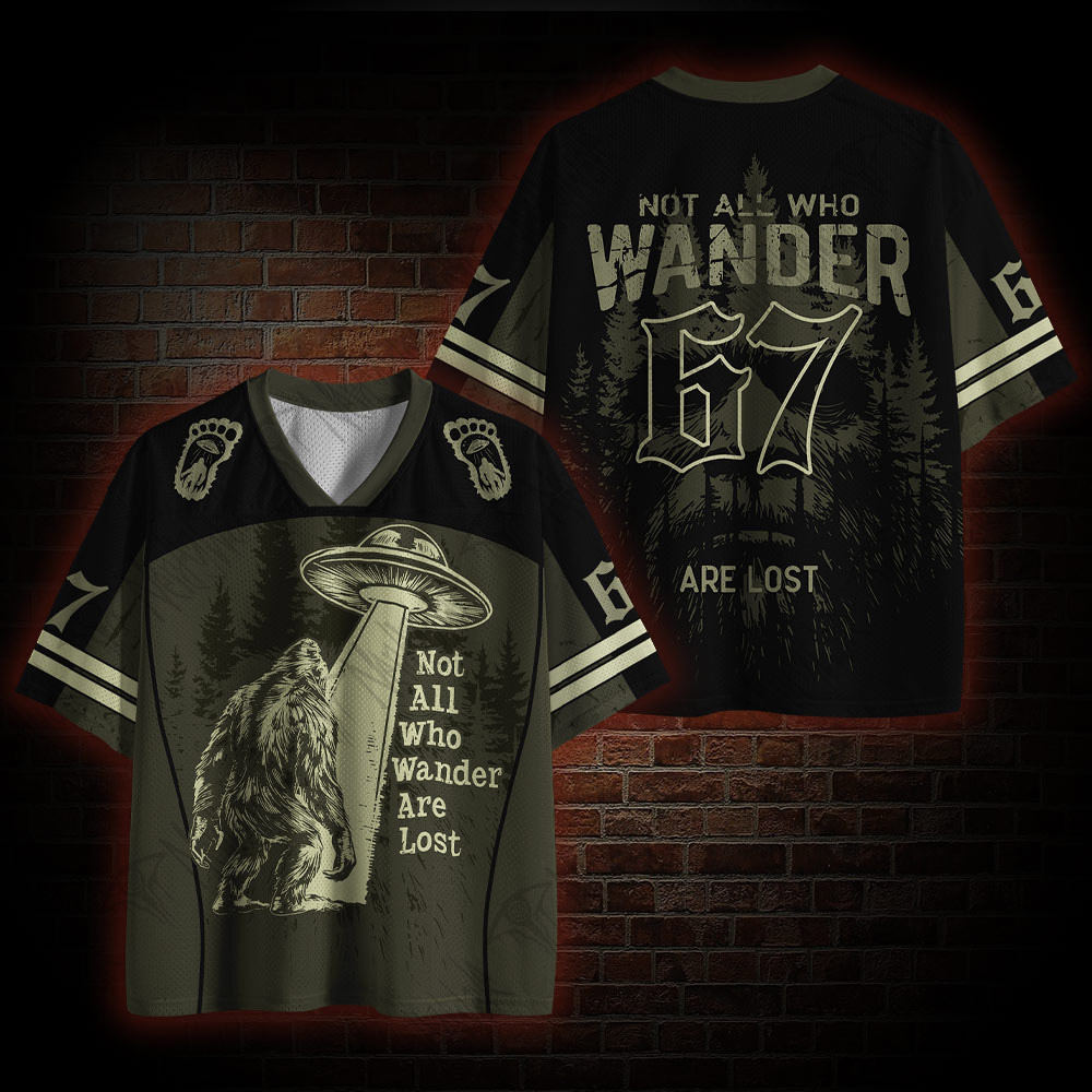 Not All Those Who Wander are Lost Mesh Jersey