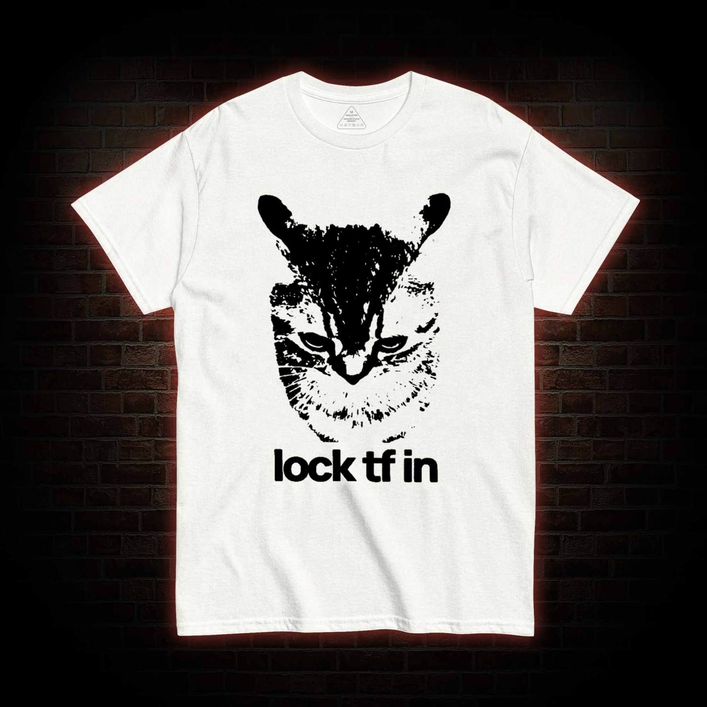 Lock TF in Cat T-shirt