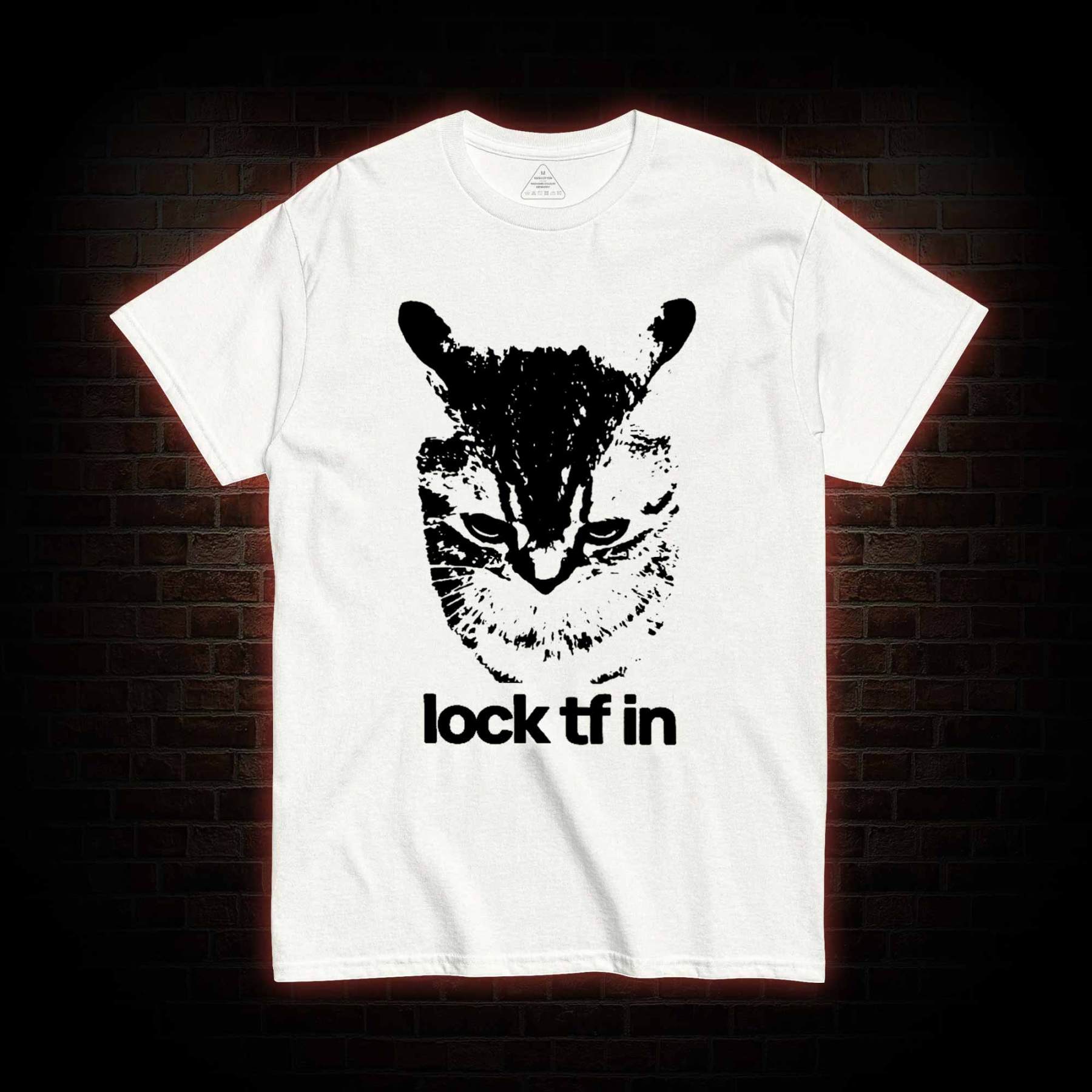 Lock TF in Cat T-shirt