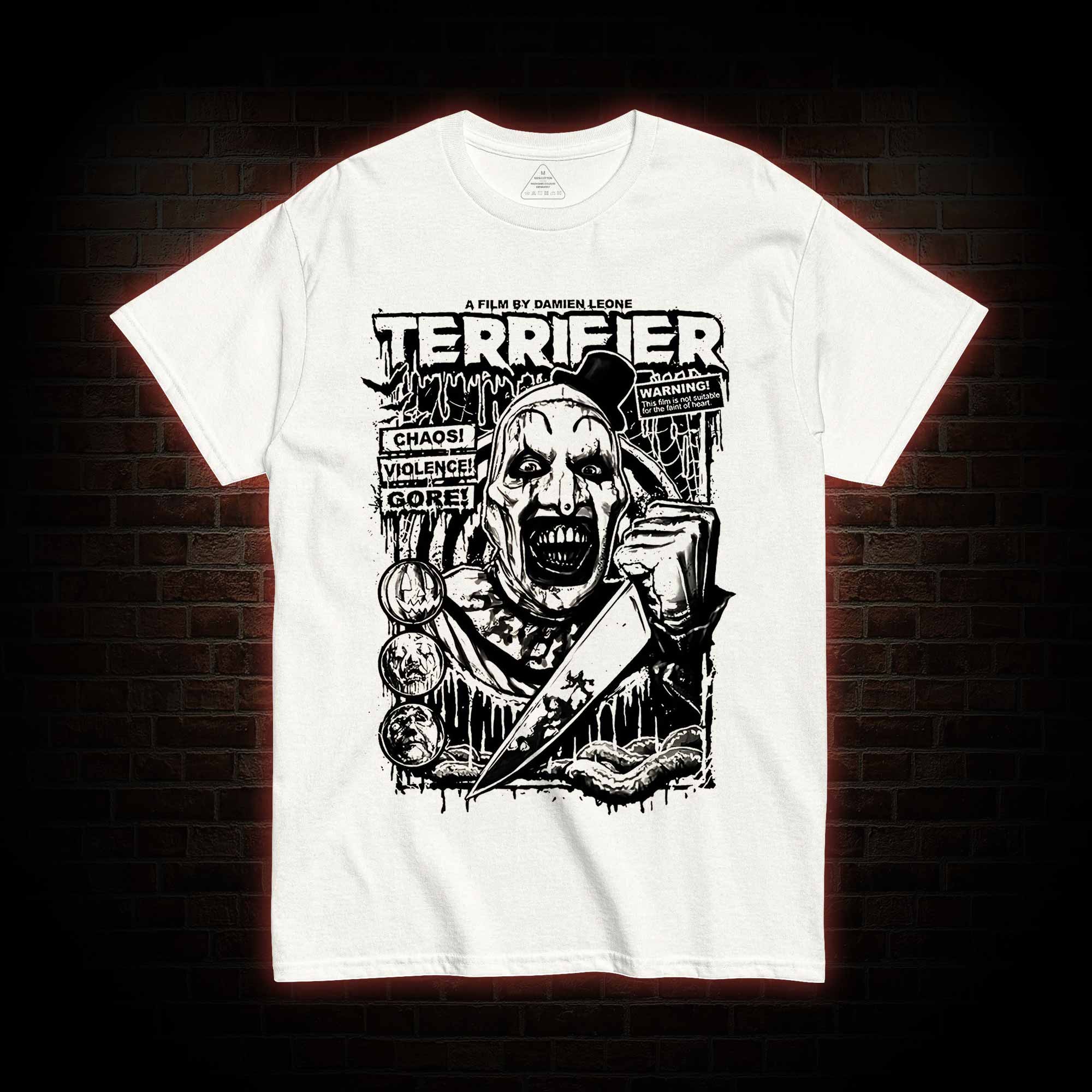 He was Creating an Evil Art form T-shirt