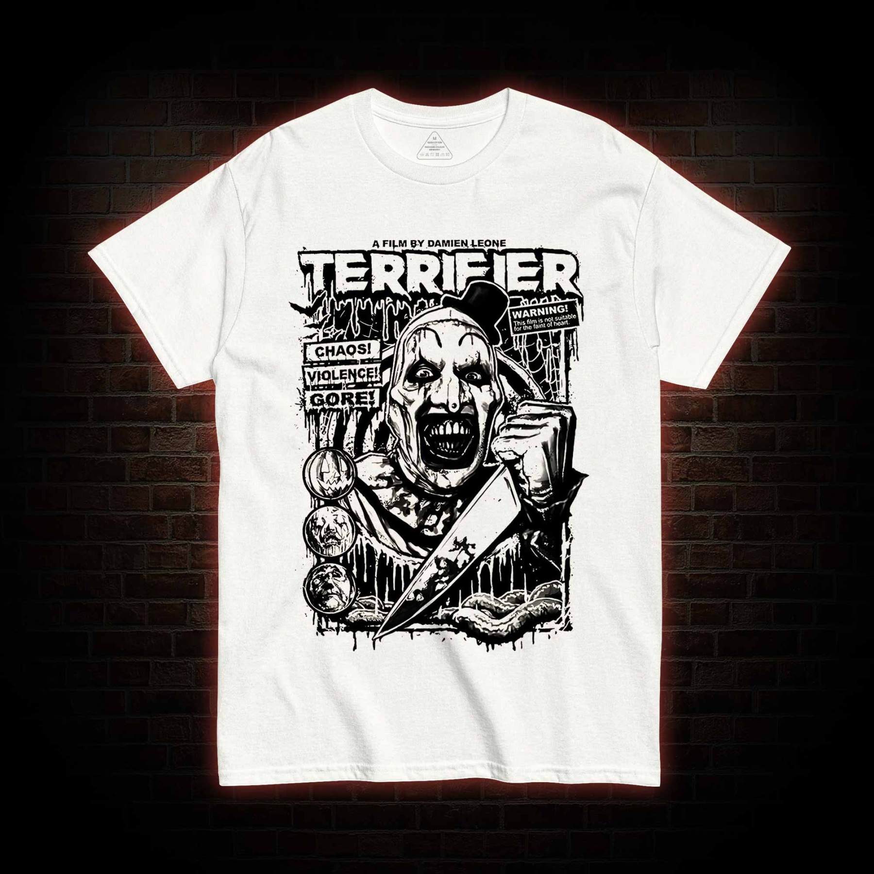 He was Creating an Evil Art form T-shirt