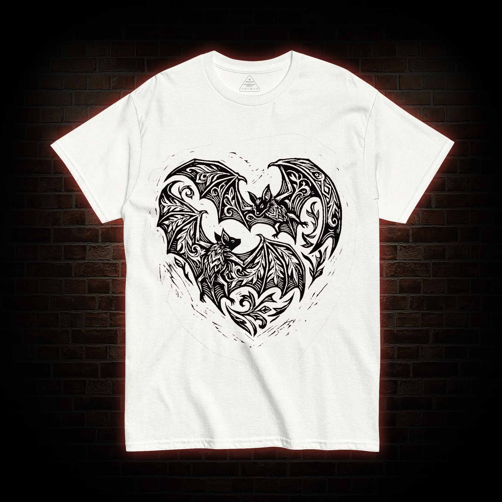Vampire Bat Heart T-shirt