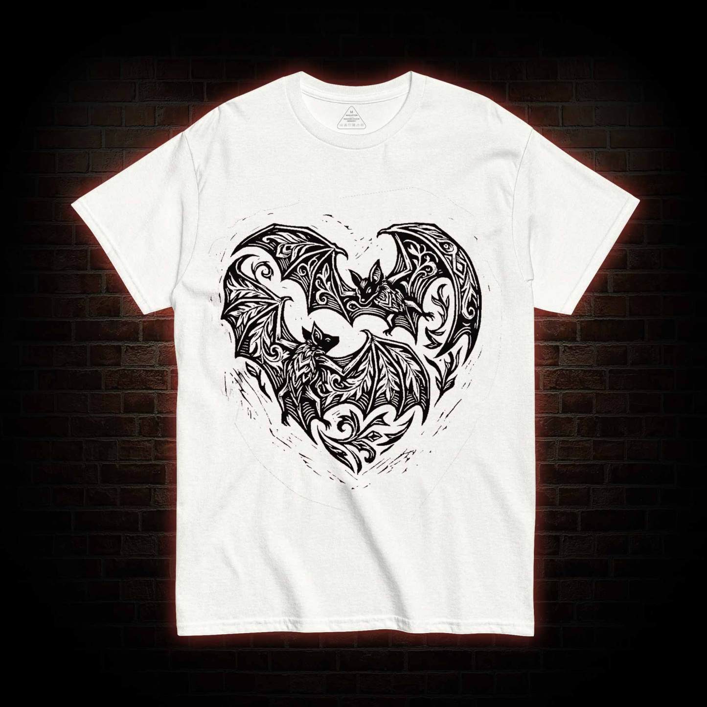 Vampire Bat Heart T-shirt