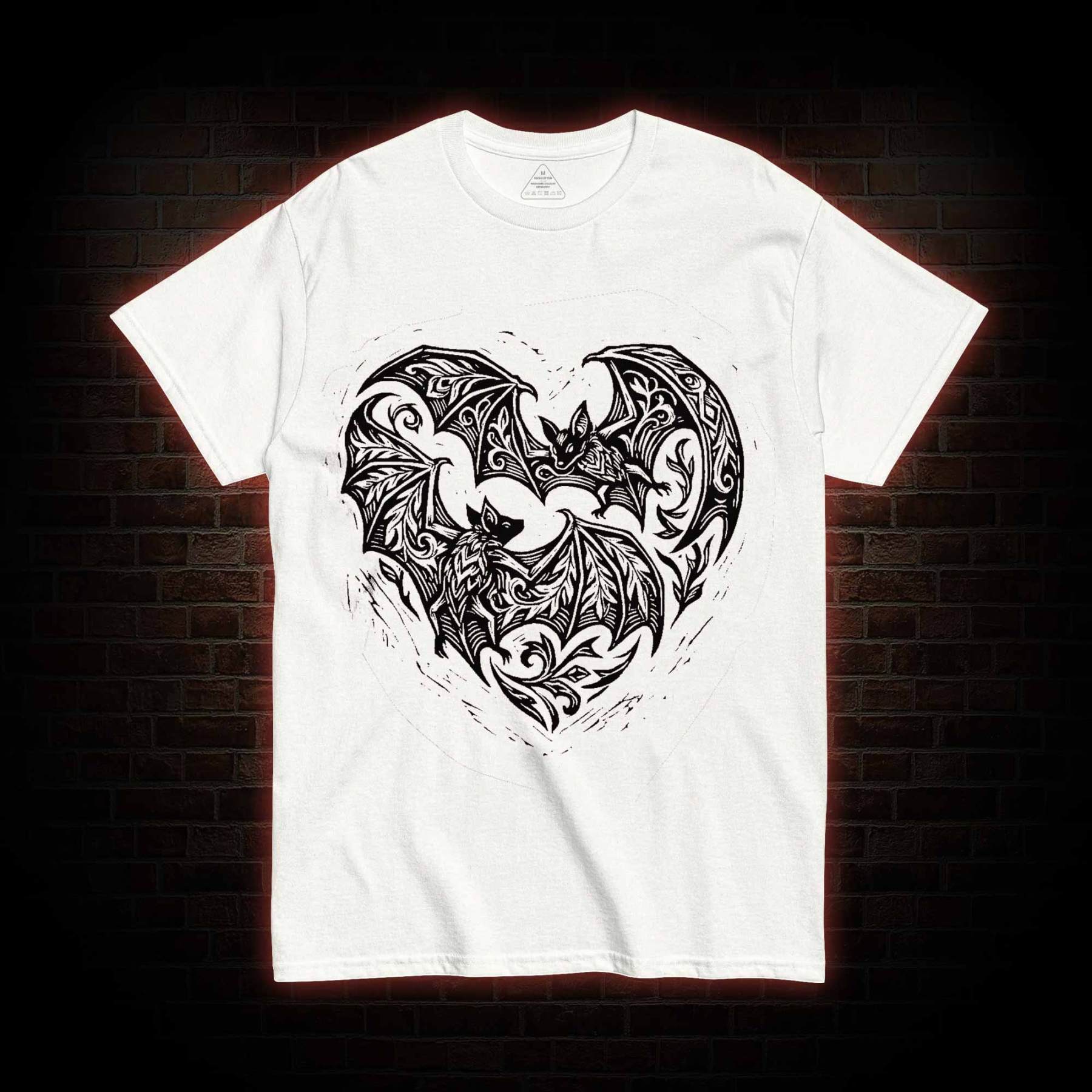 Vampire Bat Heart T-shirt