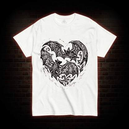 Vampire Bat Heart T-shirt