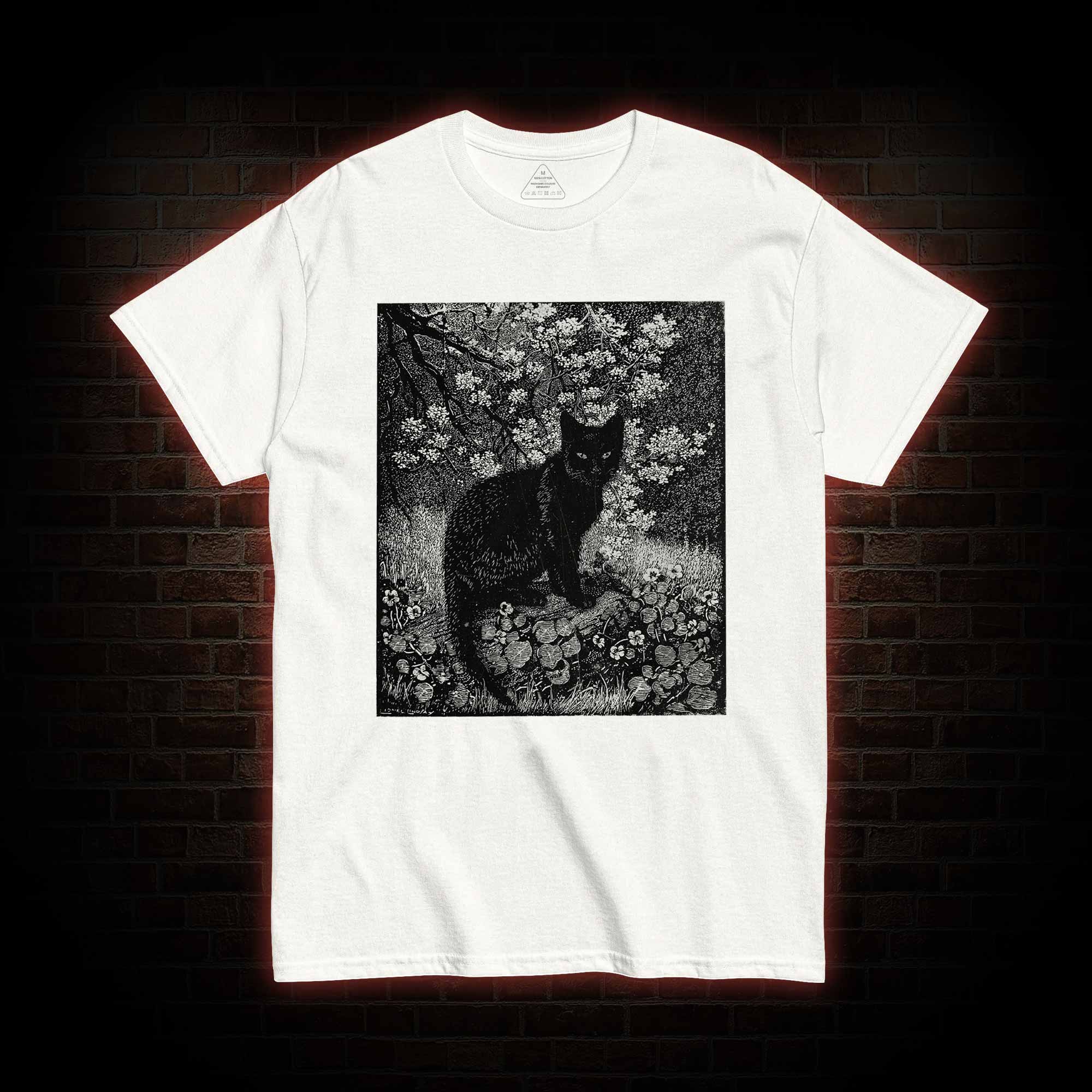 Vintage Black Cat T-shirt