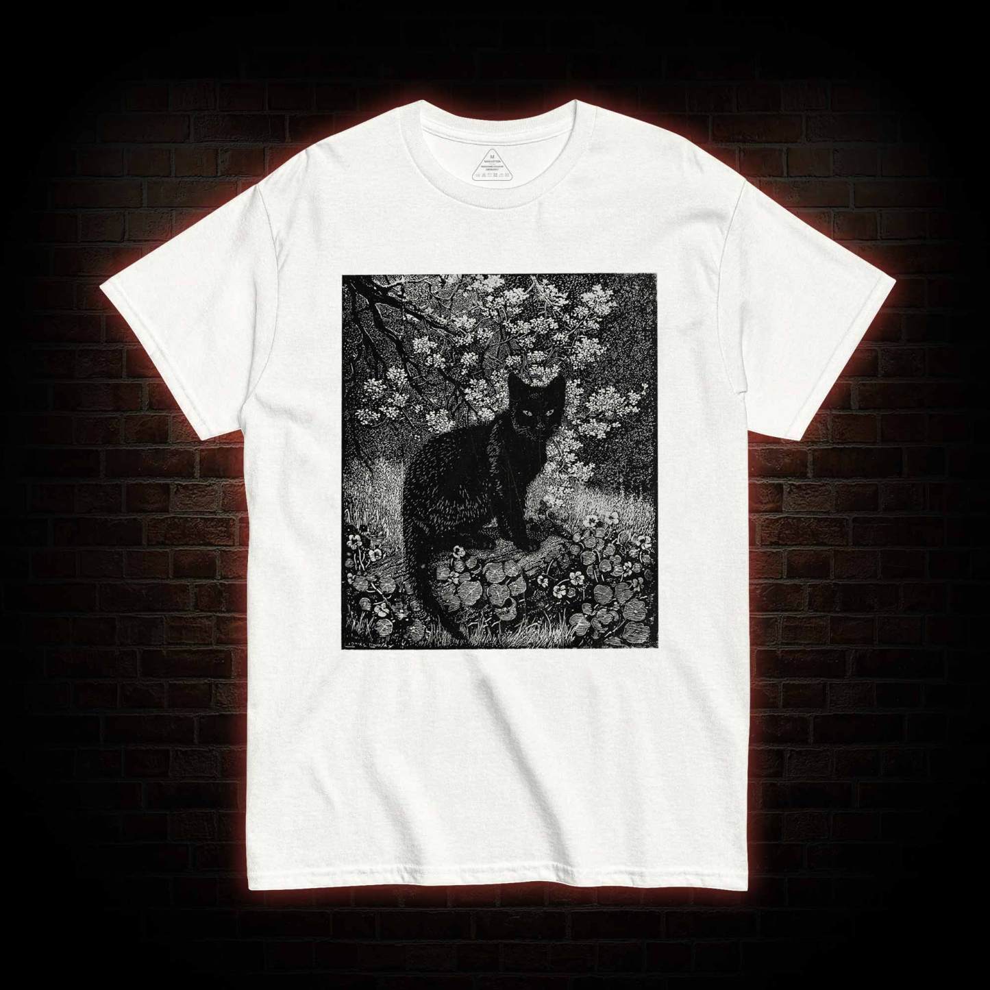 Vintage Black Cat T-shirt