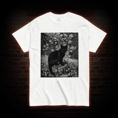 Vintage Black Cat T-shirt