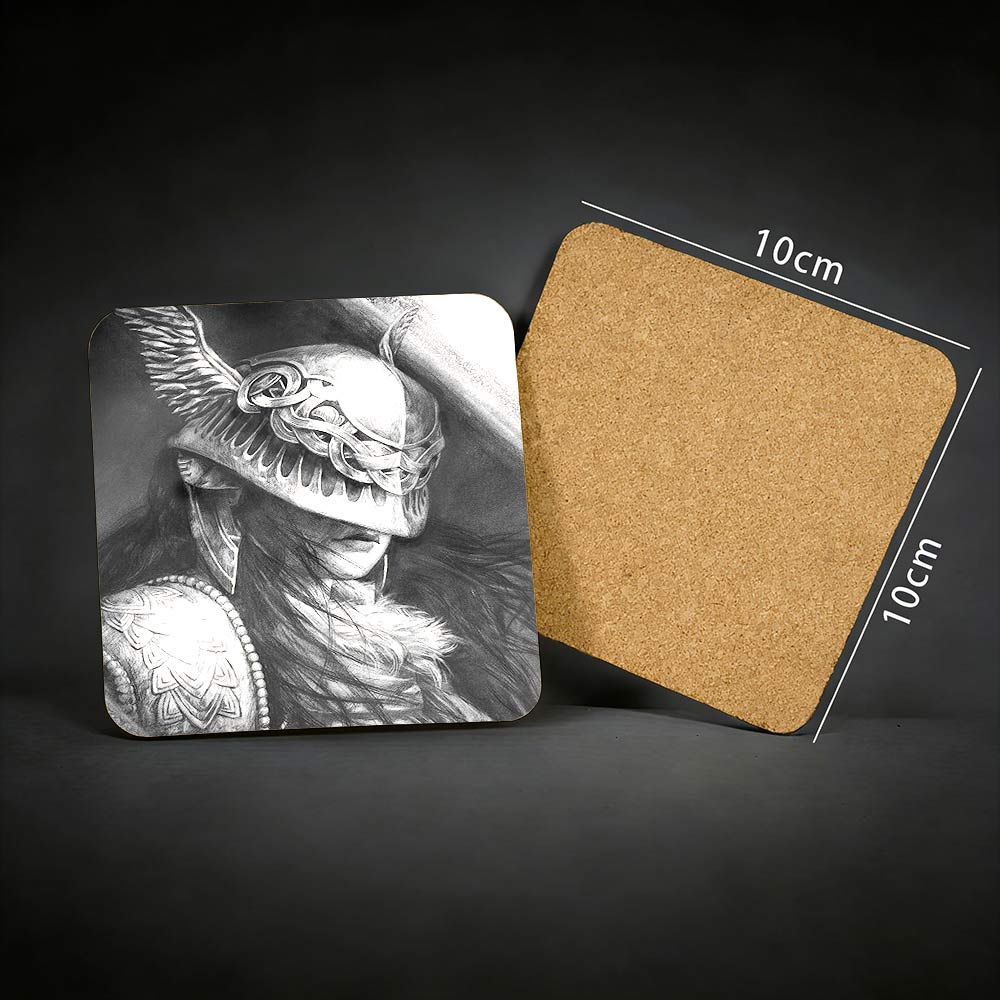 Goddess of Rot Cork Coasters