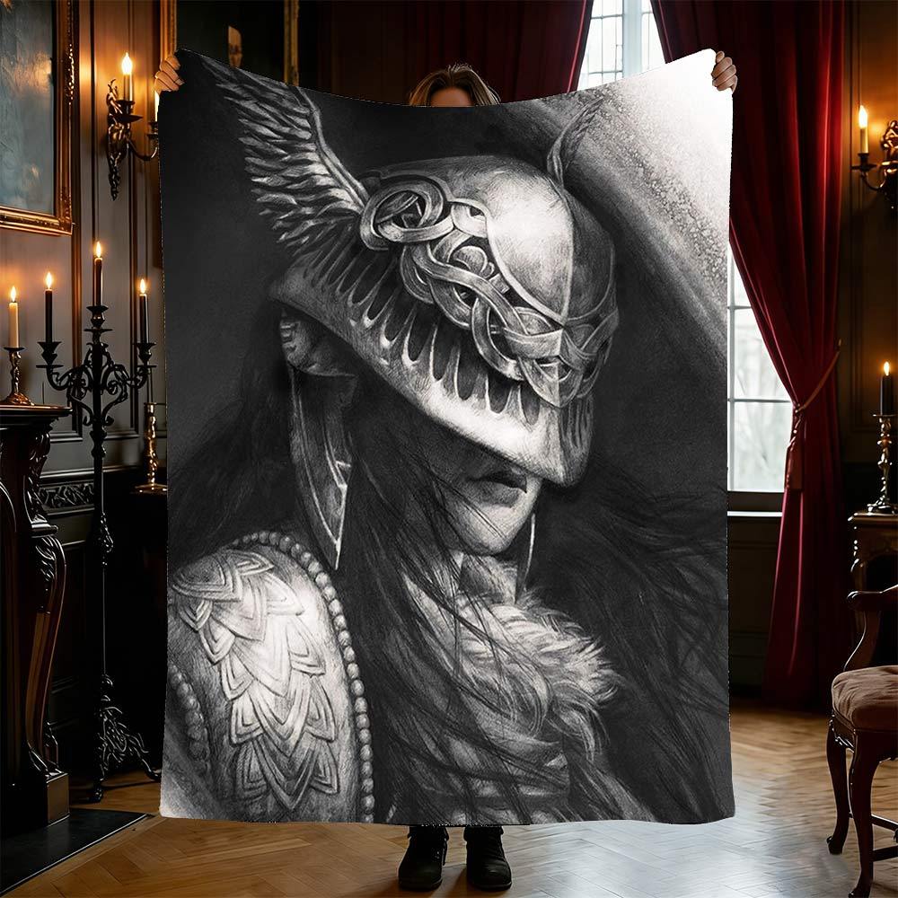 Goddess of Rot Flannel Blanket