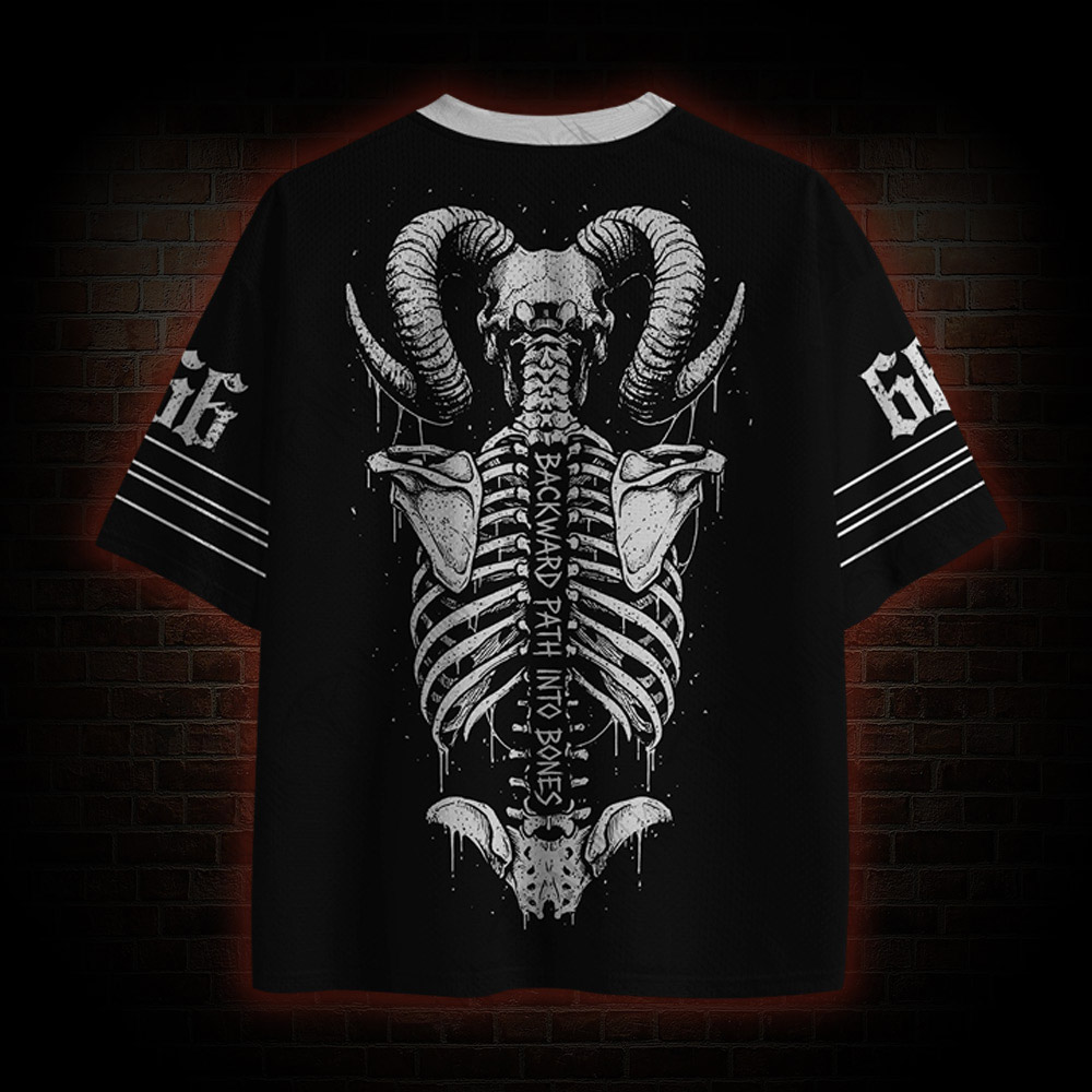 Backward Path into Bones Mesh Jersey