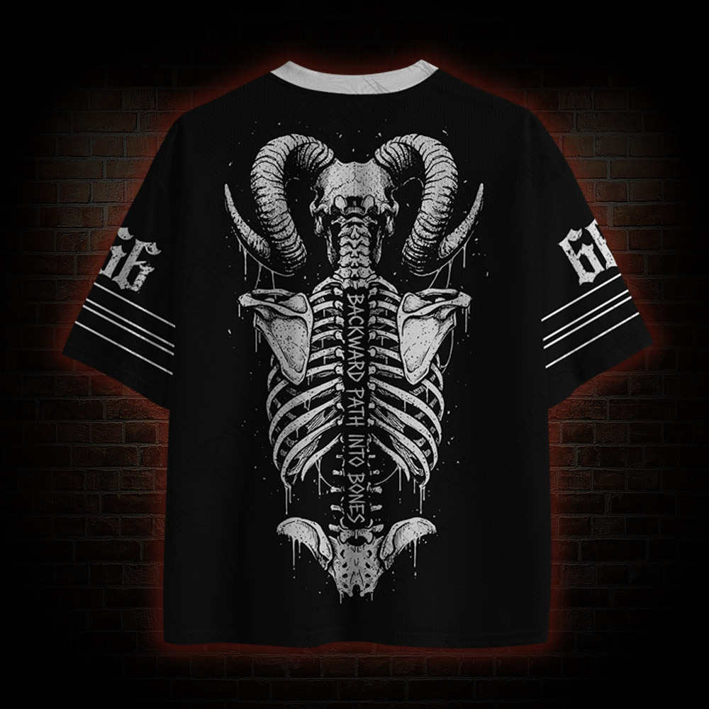 Backward Path into Bones Mesh Jersey