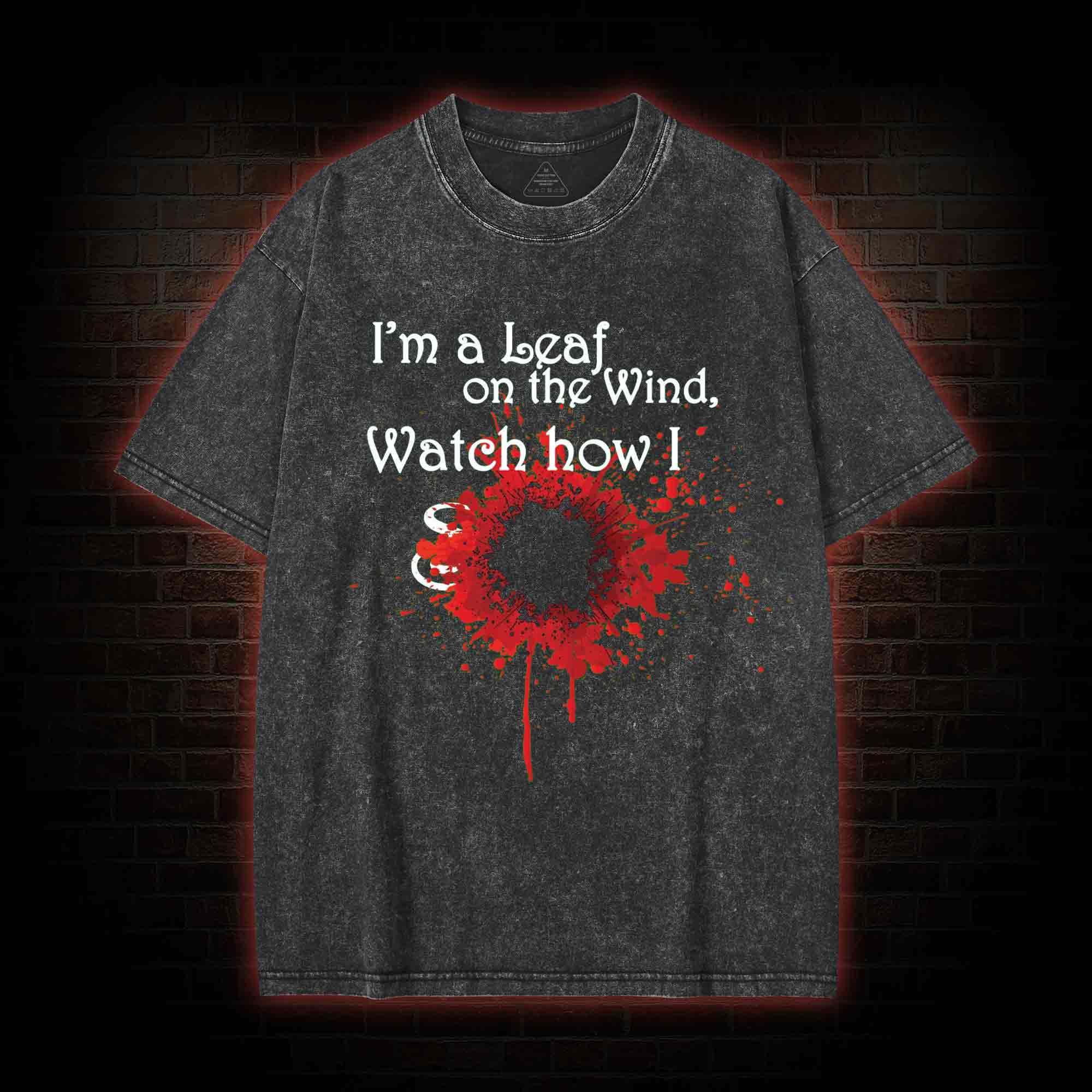 Leaf on the Wind Washed T-shirt