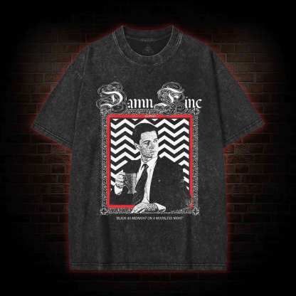 Black as Midnight on a Moonless Night Washed T-shirt