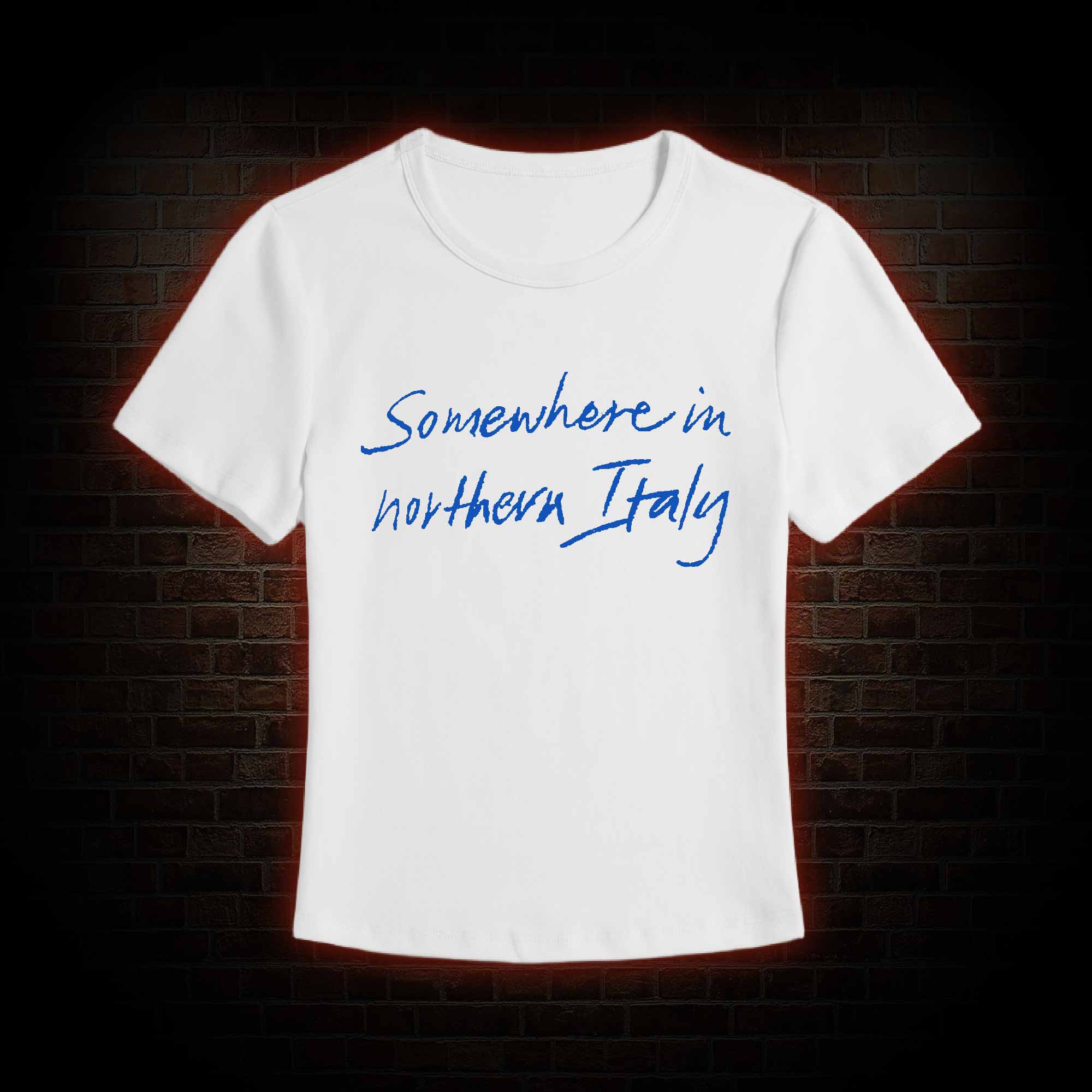 Somewhere In Northern Italy Slim Fit T-Shirt