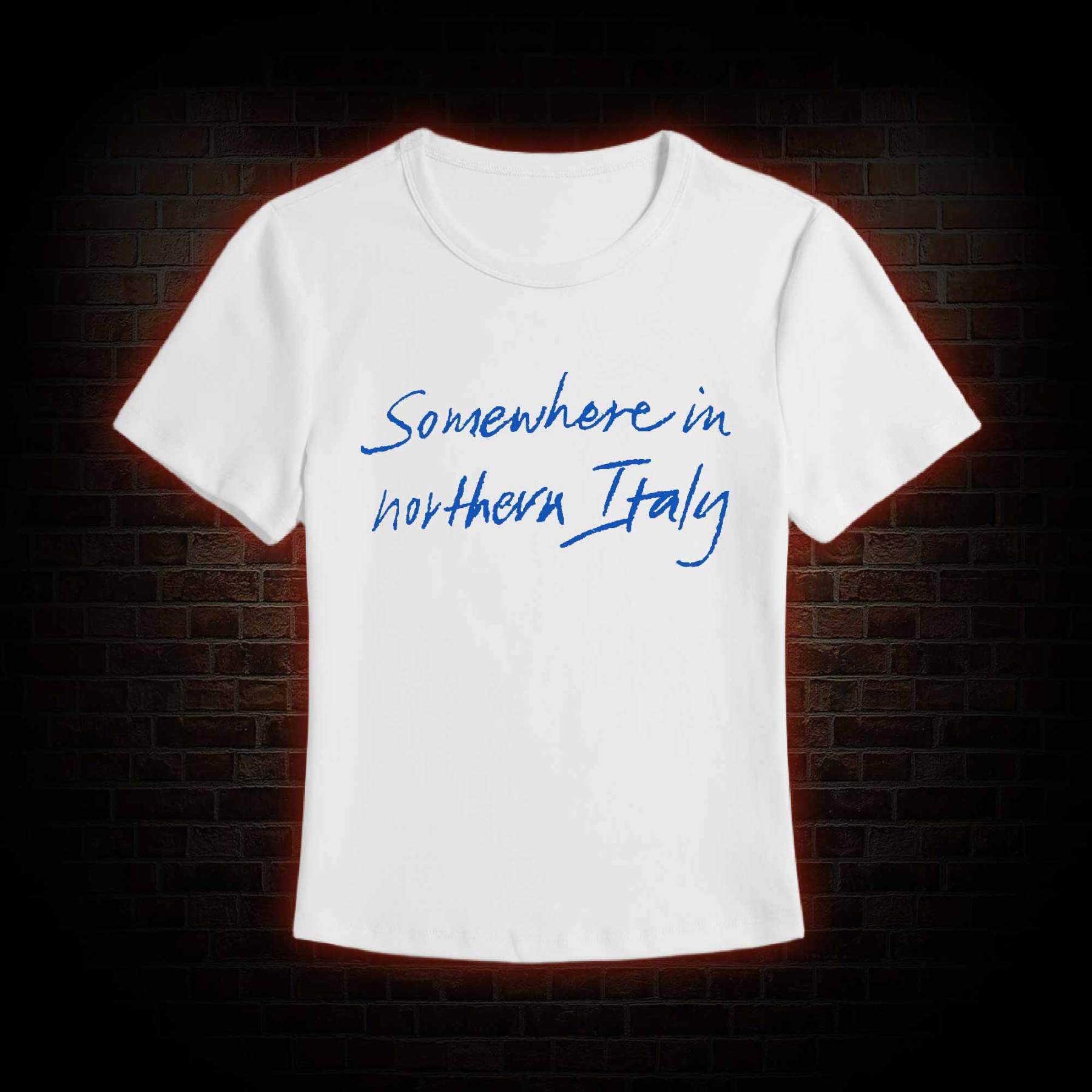Somewhere In Northern Italy Slim Fit T-Shirt