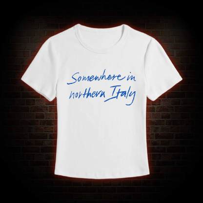 Somewhere In Northern Italy Slim Fit T-Shirt