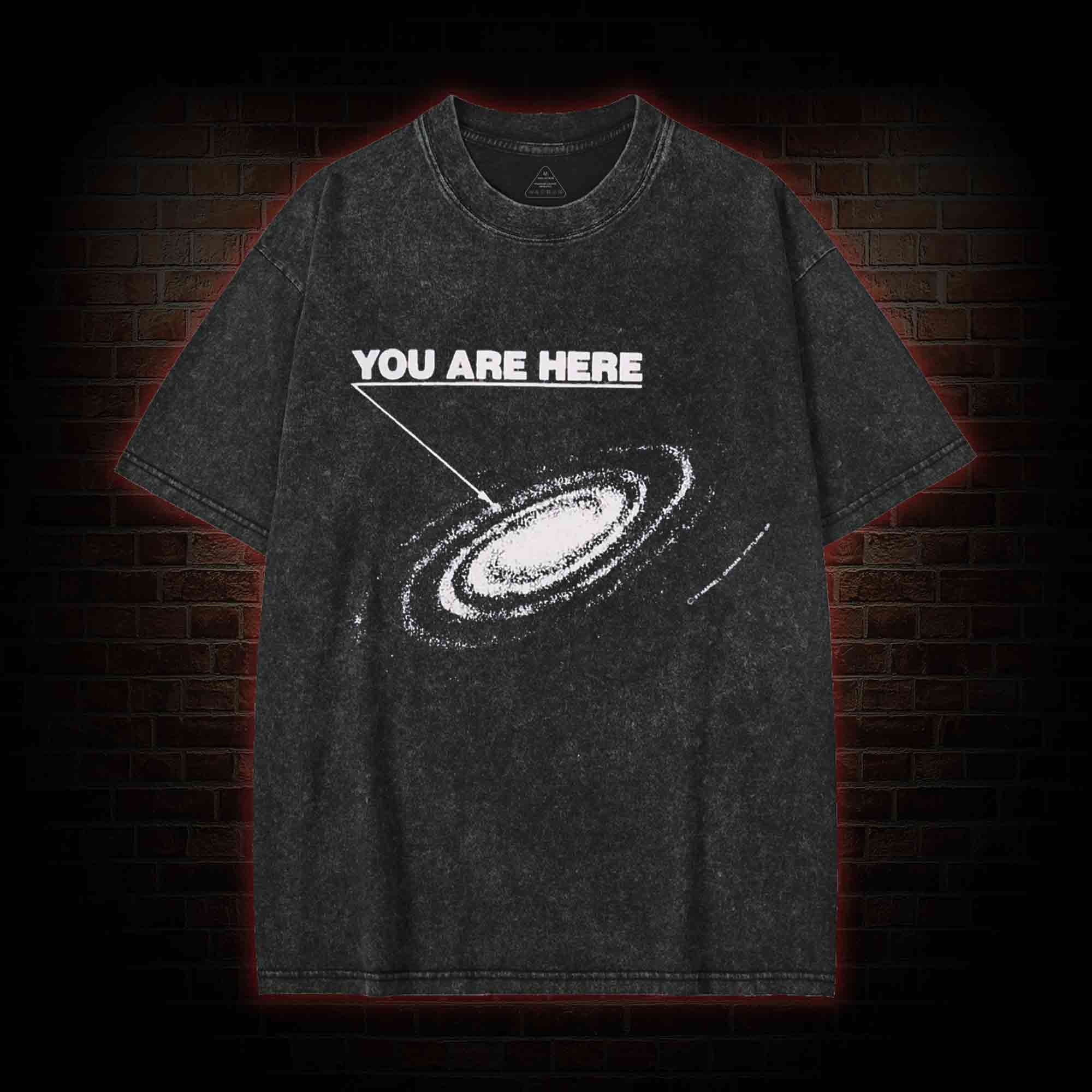 You Are Here Washed T-shirt