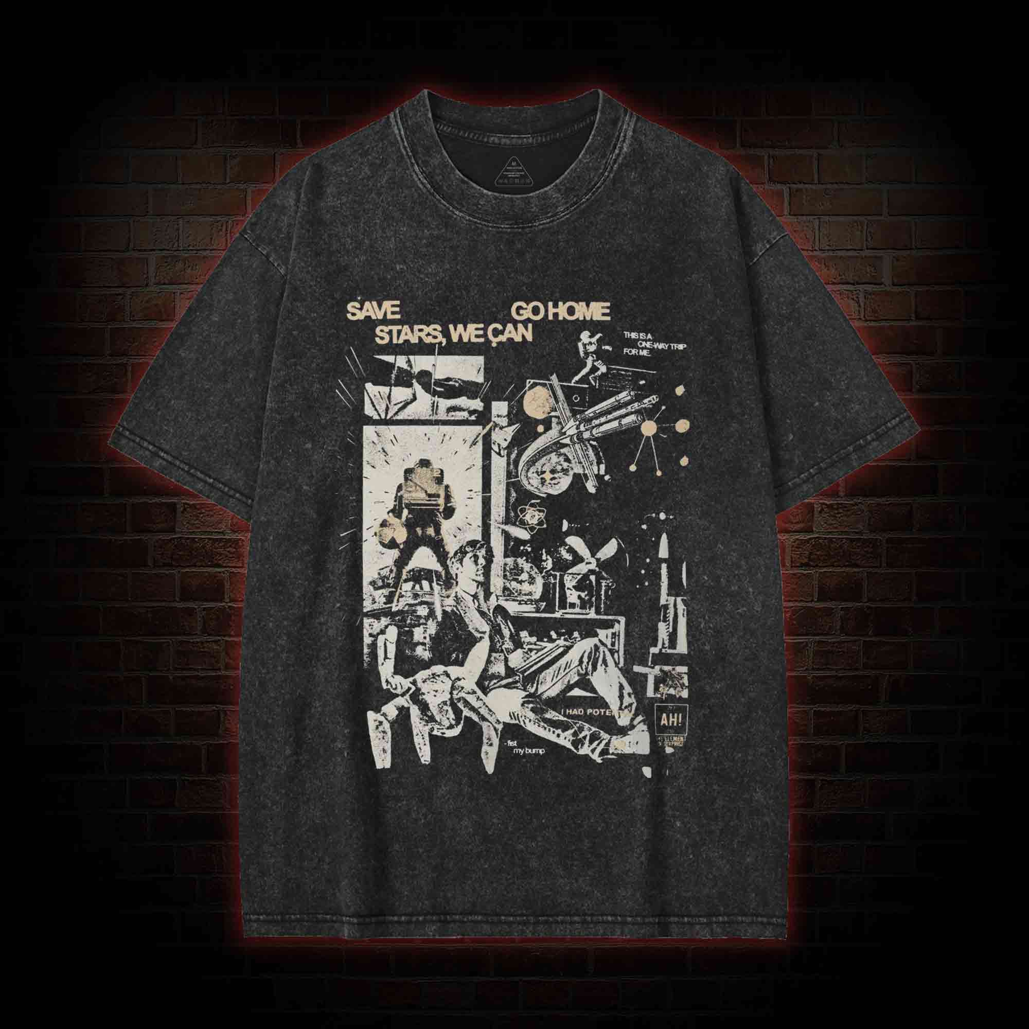 Save Stars Washed T-shirt