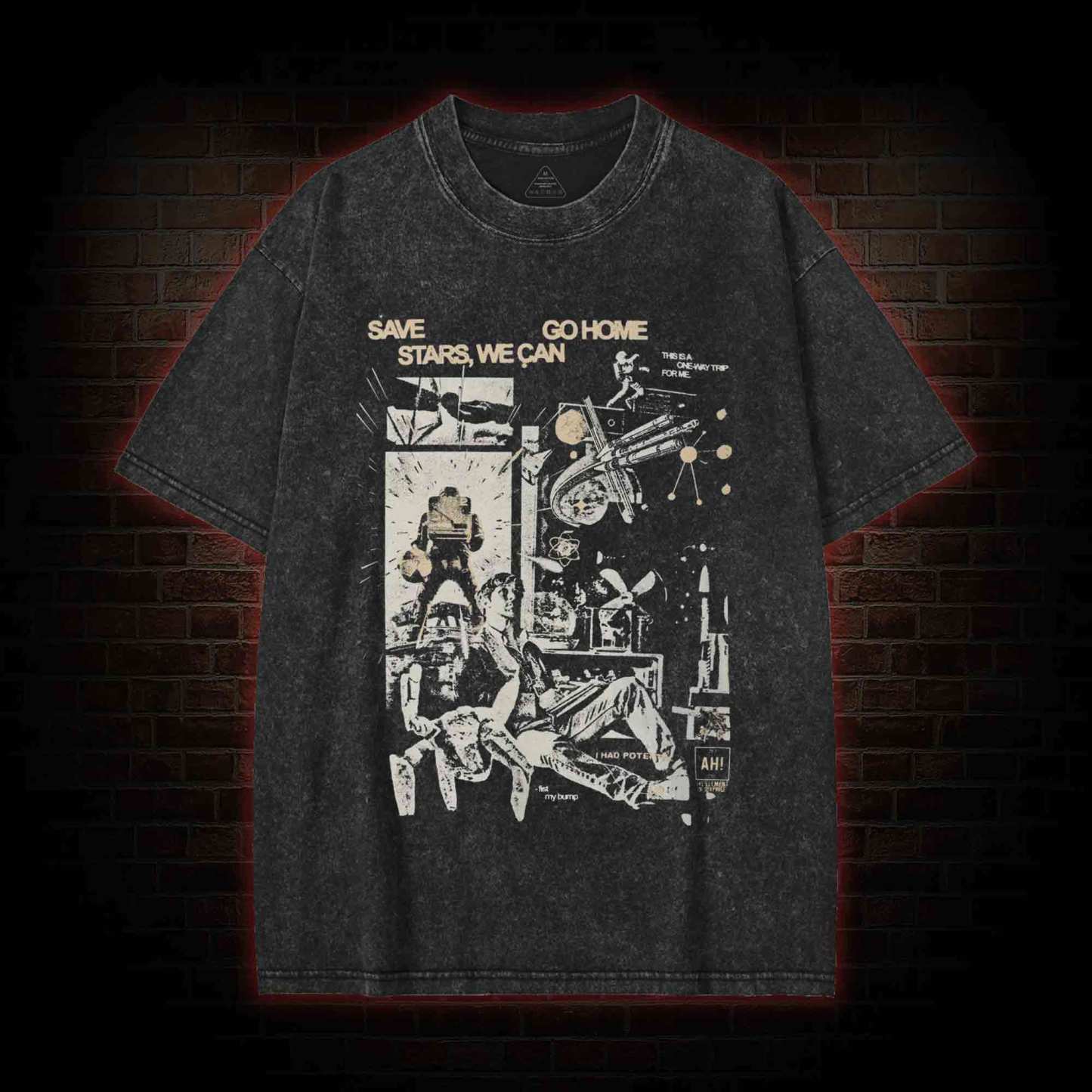 Save Stars Washed T-shirt