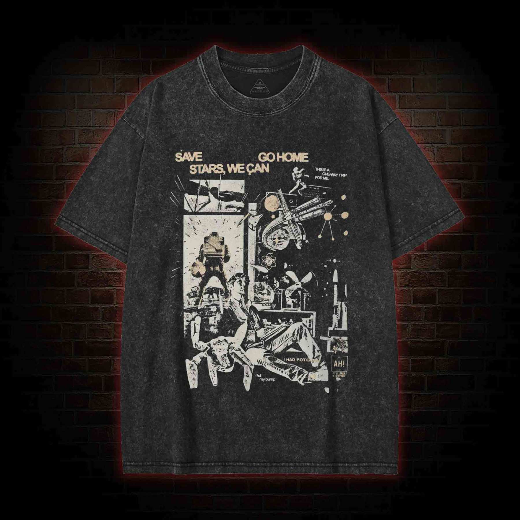 Save Stars Washed T-shirt