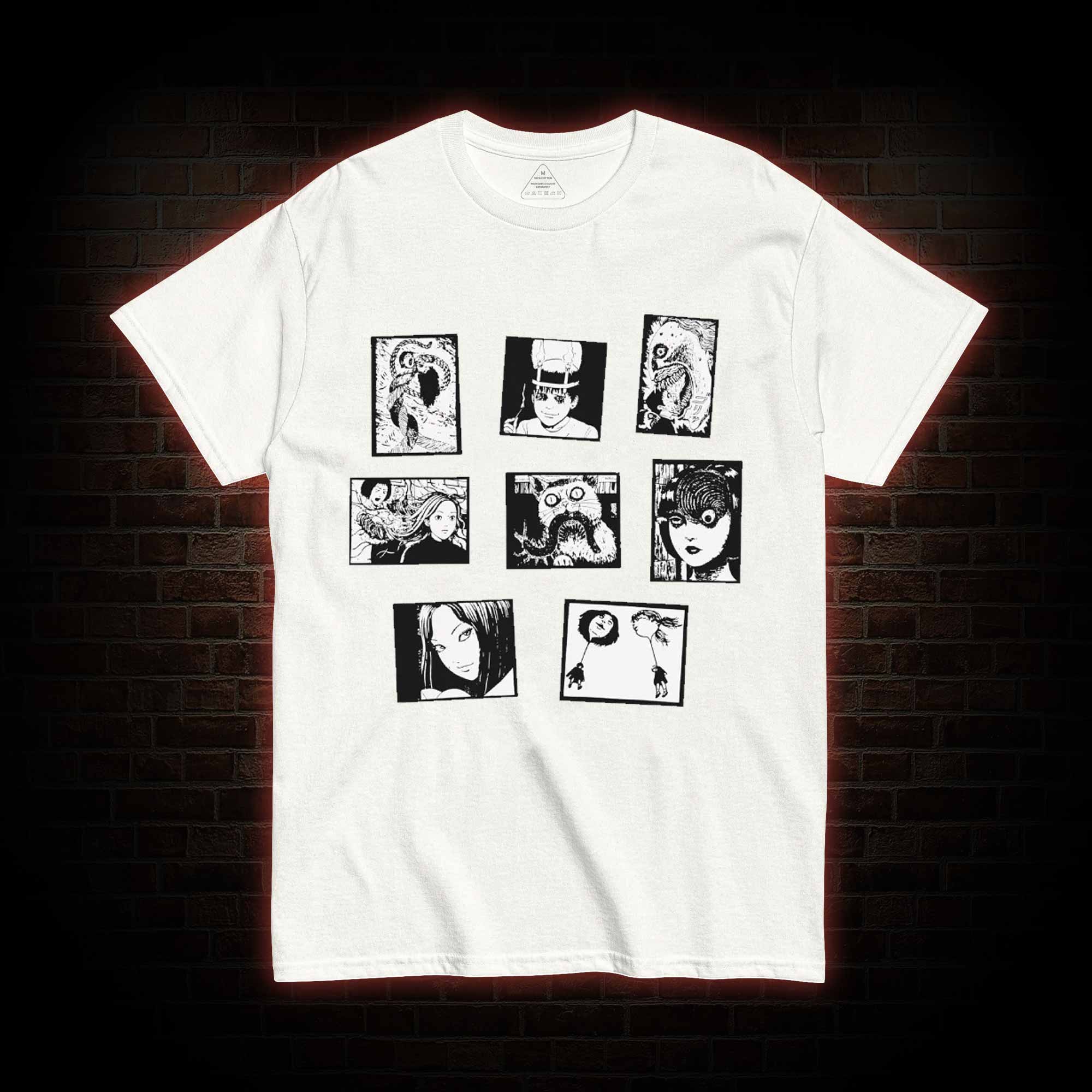 Retro Horror Manga T-shirt