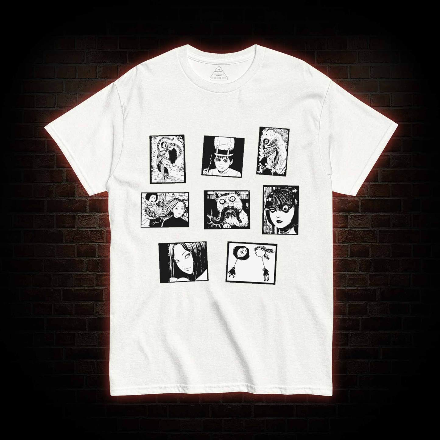 Retro Horror Manga T-shirt