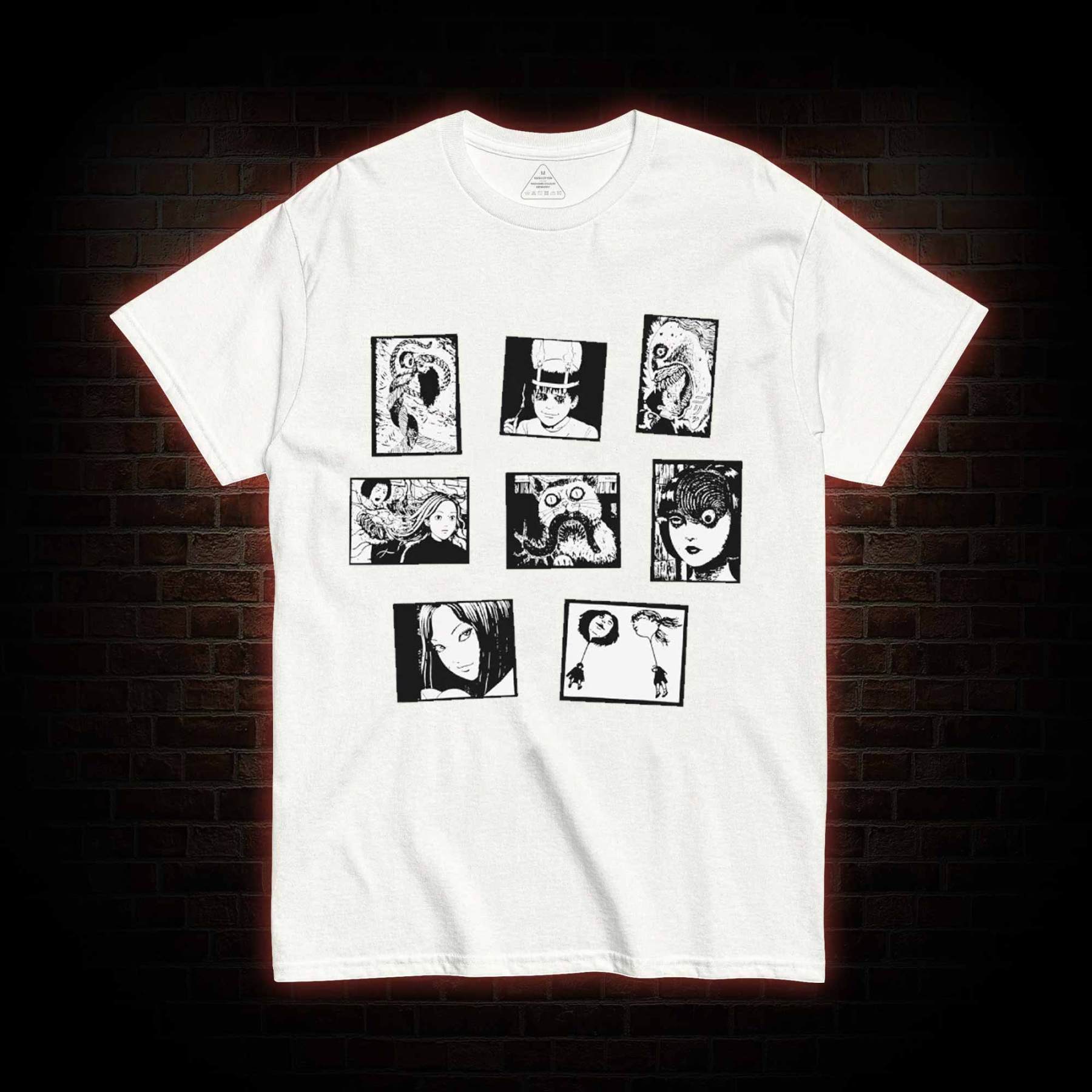 Retro Horror Manga T-shirt