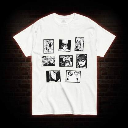Retro Horror Manga T-shirt