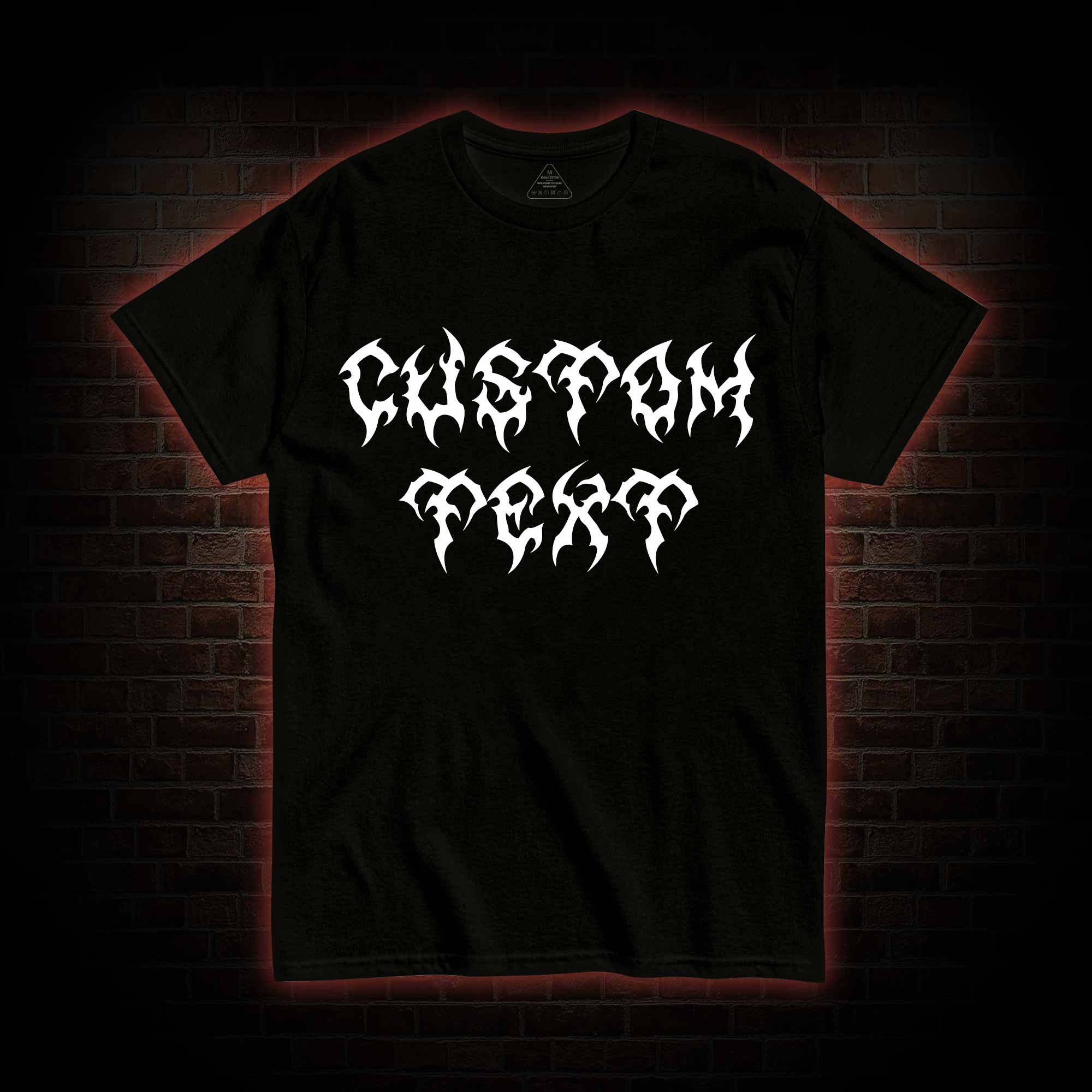 Personalized Style Custom Text T-shirt