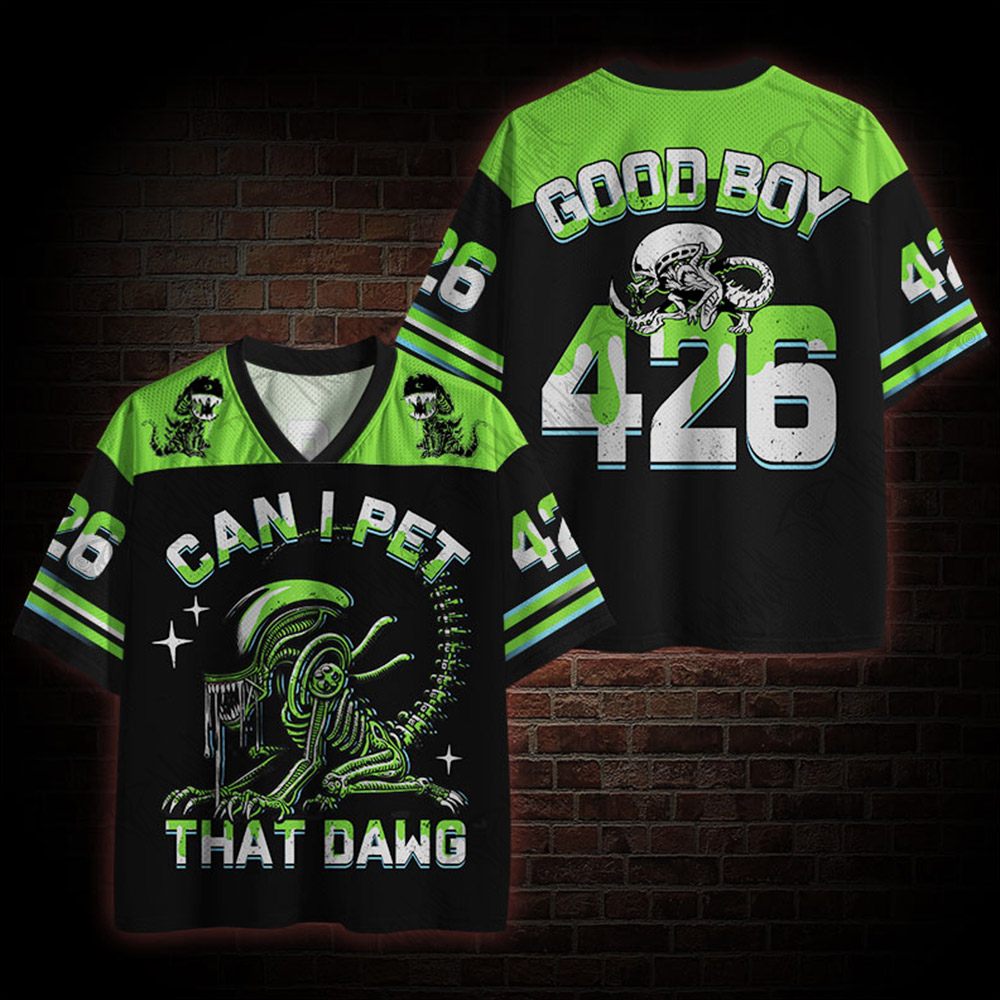 Can I Pet That Dawg Mesh Jersey