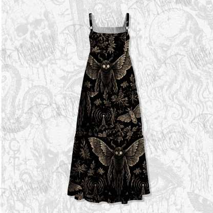 Mothman Radio Wide Straps Maxi Dress